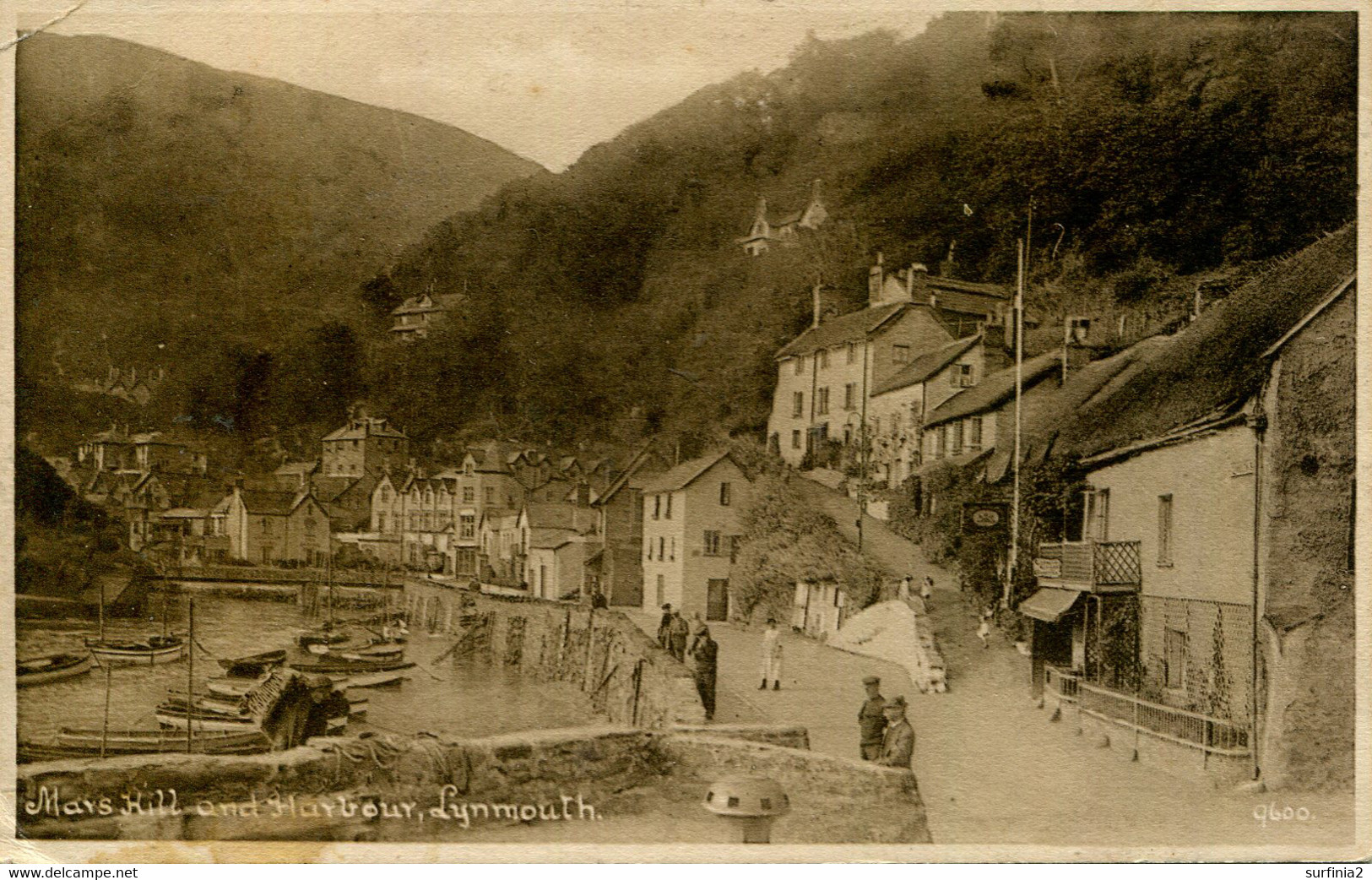 DEVON - LYNMOUTH - MARS HILL AND HARBOUR Dv2019 - Lynmouth & Lynton