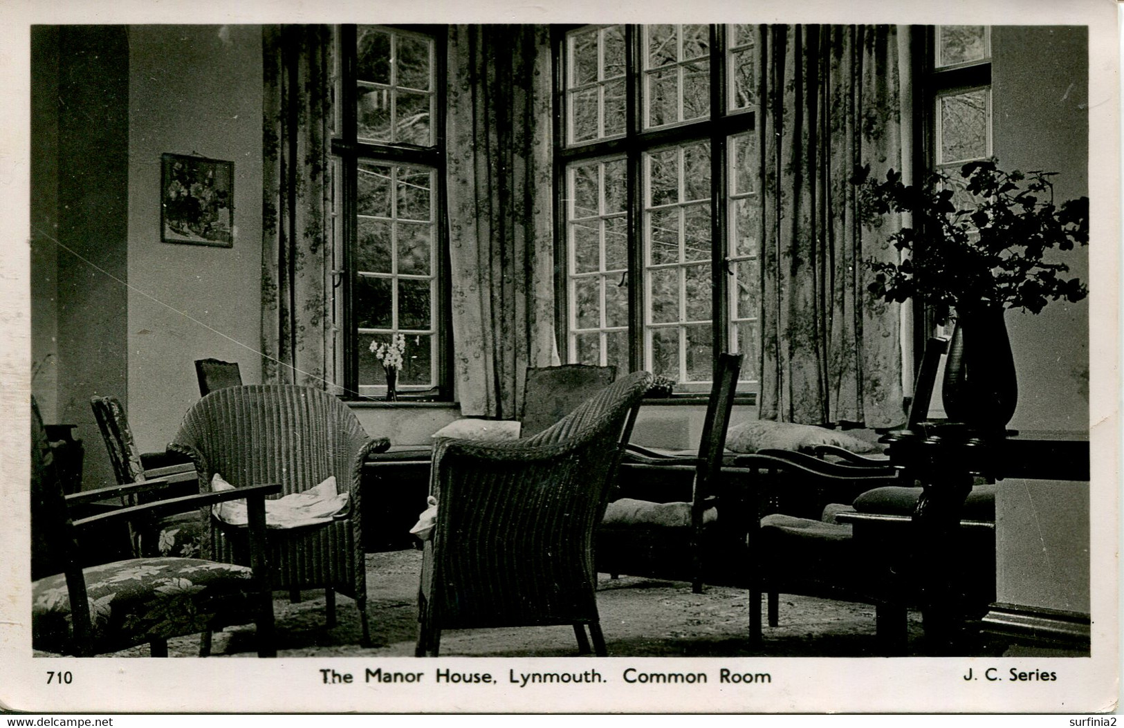 DEVON - LYNMOUTH - THE MANOR HOUSE COMMON ROOM RP Dv2011 - Lynmouth & Lynton