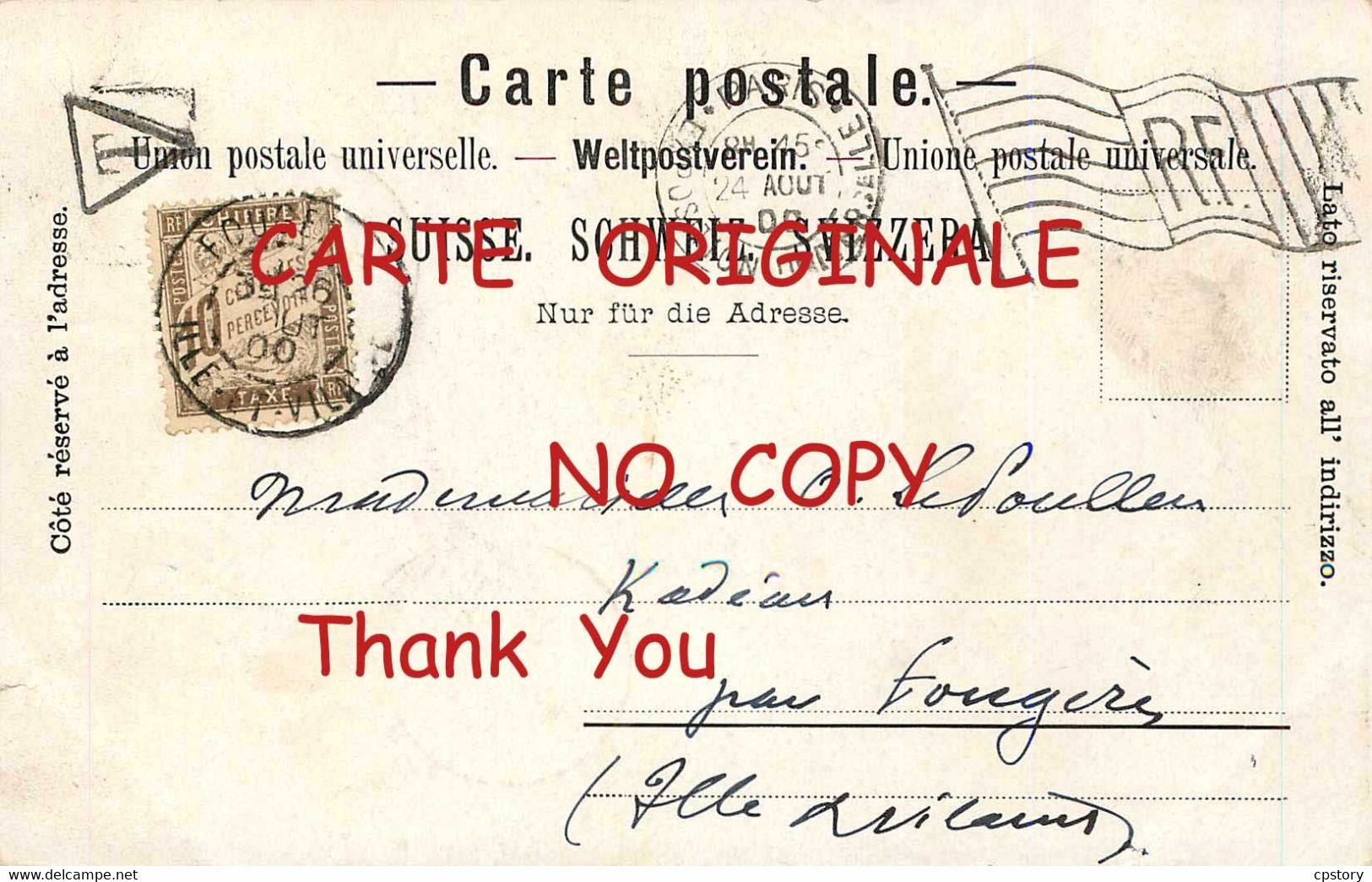 ☺♦♦ POTIER Au VILLAGE SUISSE à PARIS En 1900 -- POTERIES - POTERIE  CERAMIQUE - CACHET EXPOSITION UNIVERSELLE 1900 - Artisanat