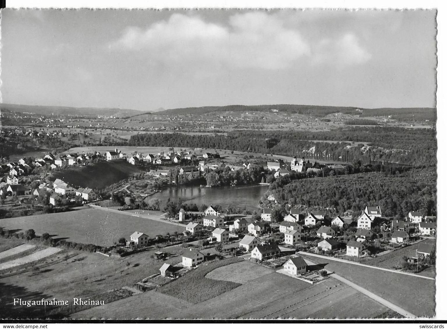 RHEINAU: Flieger-AK Mit Aussenquartier ~1960 - Rheinau