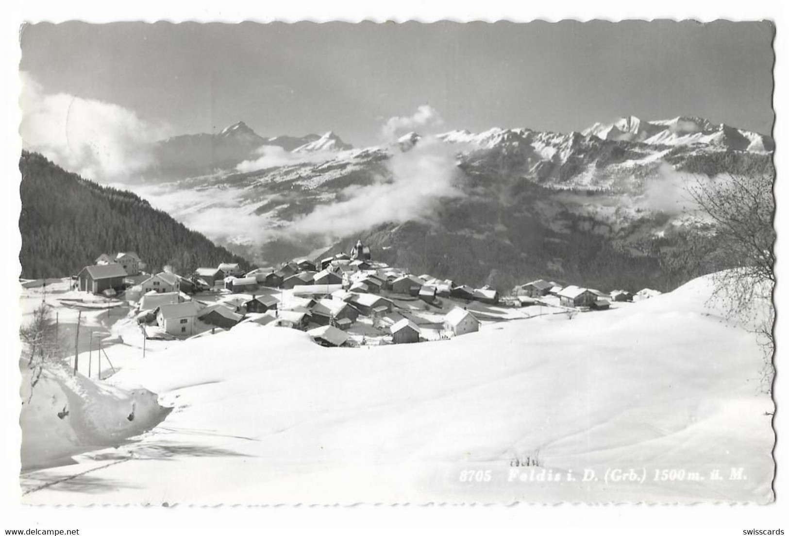 FELDIS: Winteransicht 1966 - Feldis/Veulden