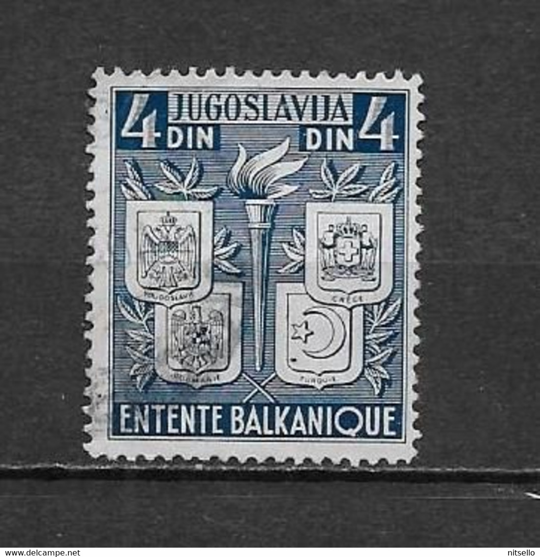 LOTE 1614  ///  YUGOSLAVIA 1940  YVERT Nº: 384  ¡¡¡ LIQUIDATION - JE LIQUIDE - LIQUIDACIÓN !!!! - Used Stamps