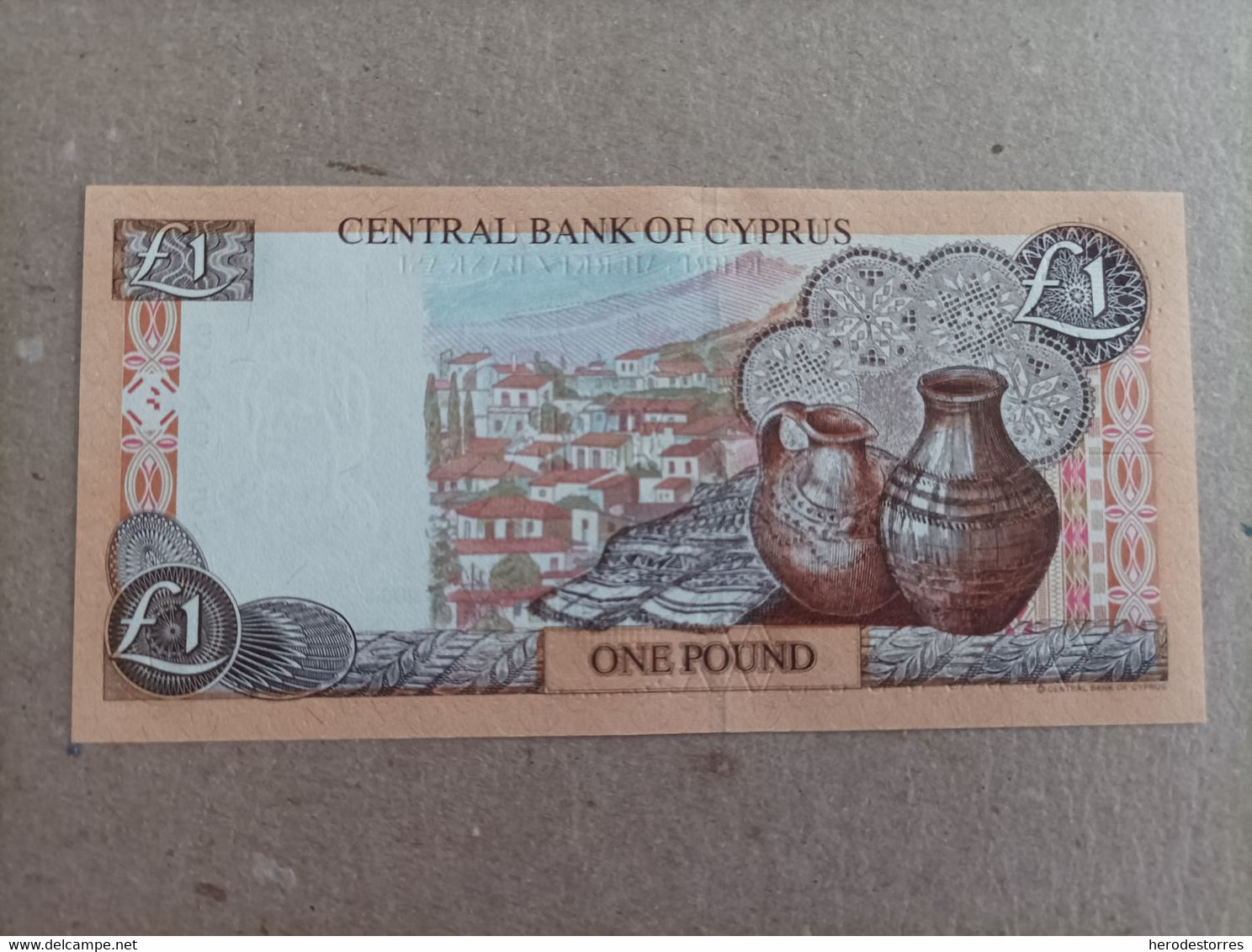 Billete De Chipre De 1 Libra, Año 2004, UNC - Chypre