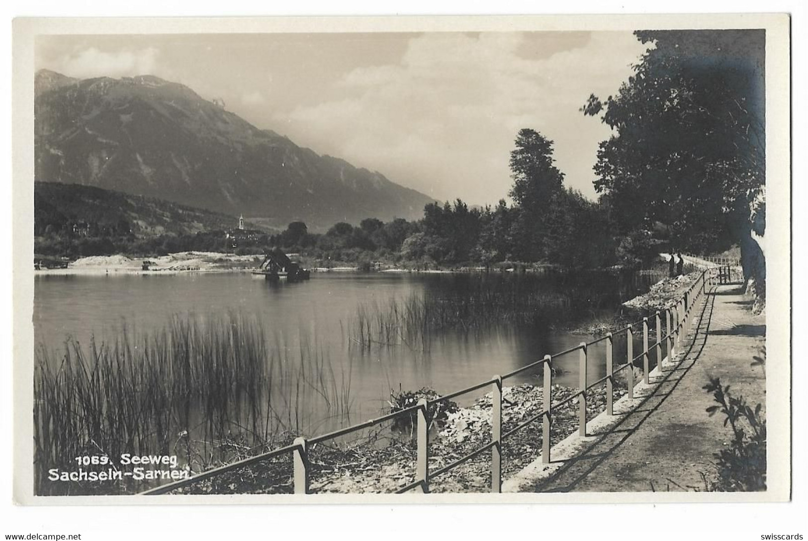 SACHSELN - SARNEN: Seeweg, Foto-AK ~1930 - Sarnen