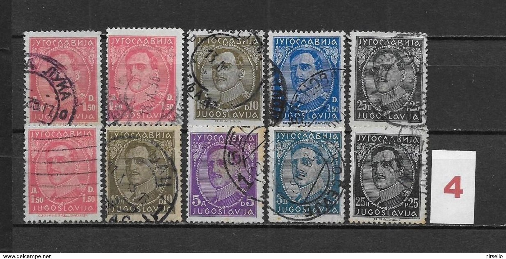 LOTE 1614  ///  YUGOSLAVIA 1931  LOTE  ¡¡¡ LIQUIDATION - JE LIQUIDE - LIQUIDACIÓN !!!! - Used Stamps