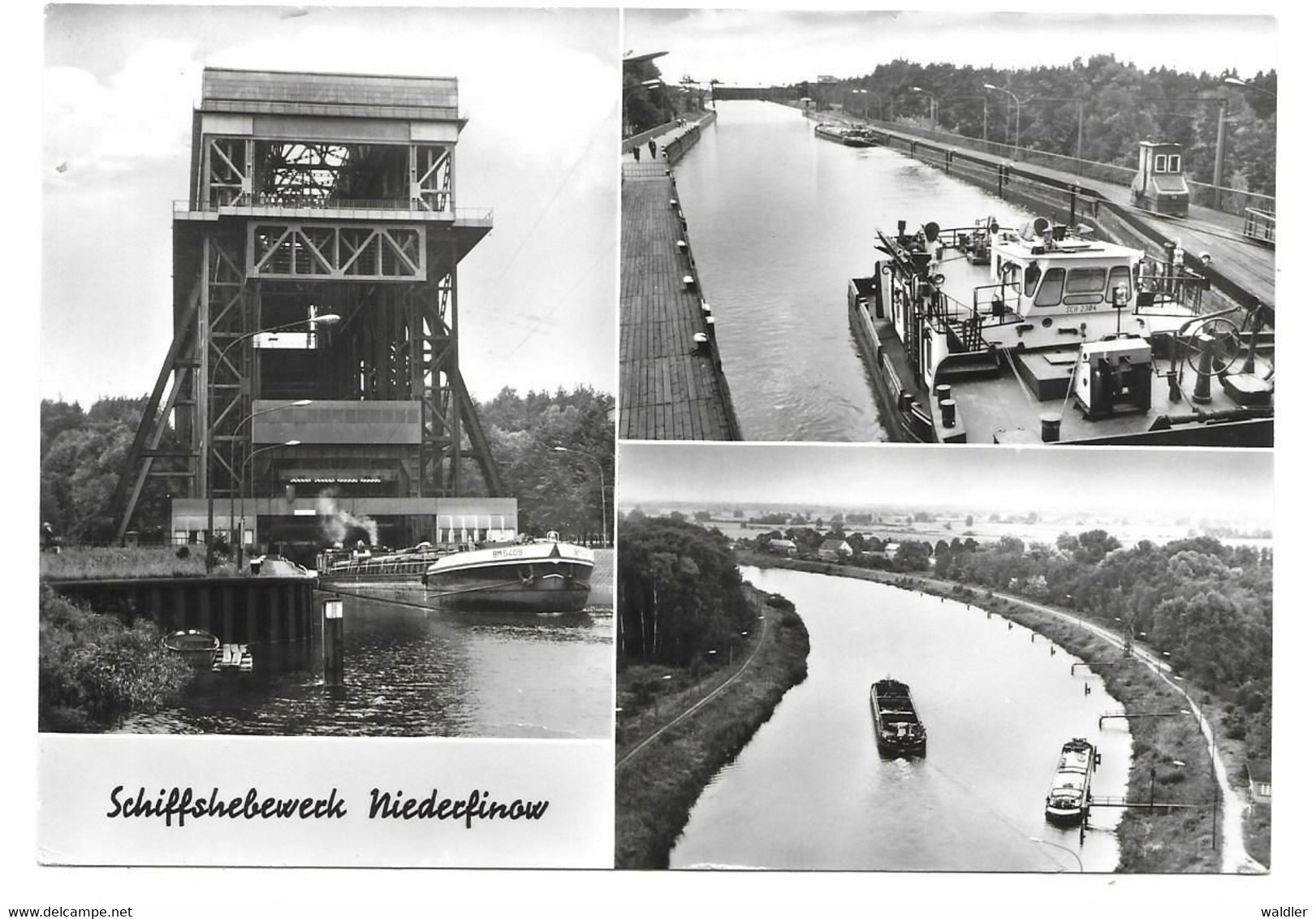 1301  NIEDERFINOW, SCHIFFSHEBEWERK   1985 - Eberswalde