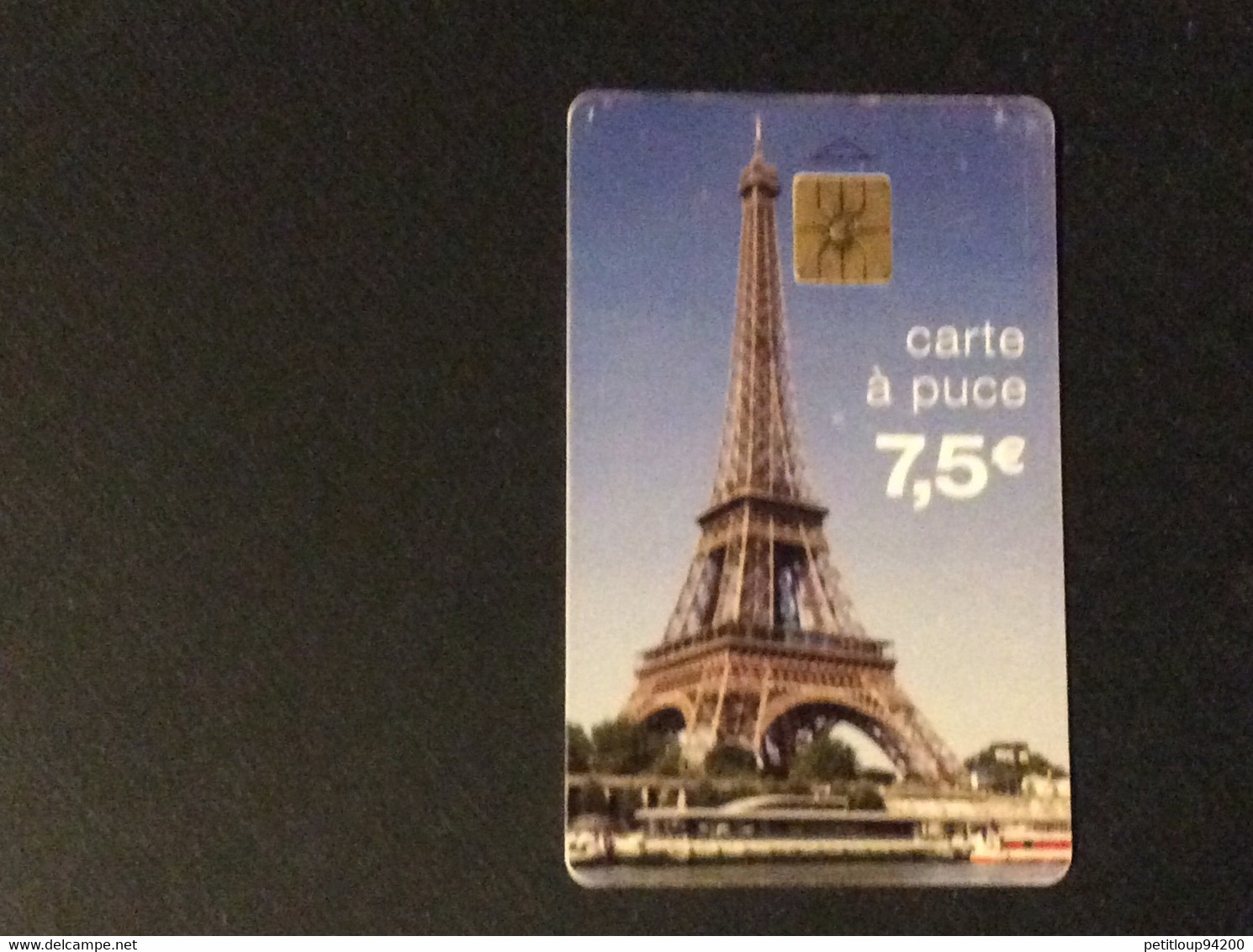 CARTE A Puce  CENTRAL TELECOM *7,5€  Tour Eiffel - Telefoonkaarten Voor Particulieren