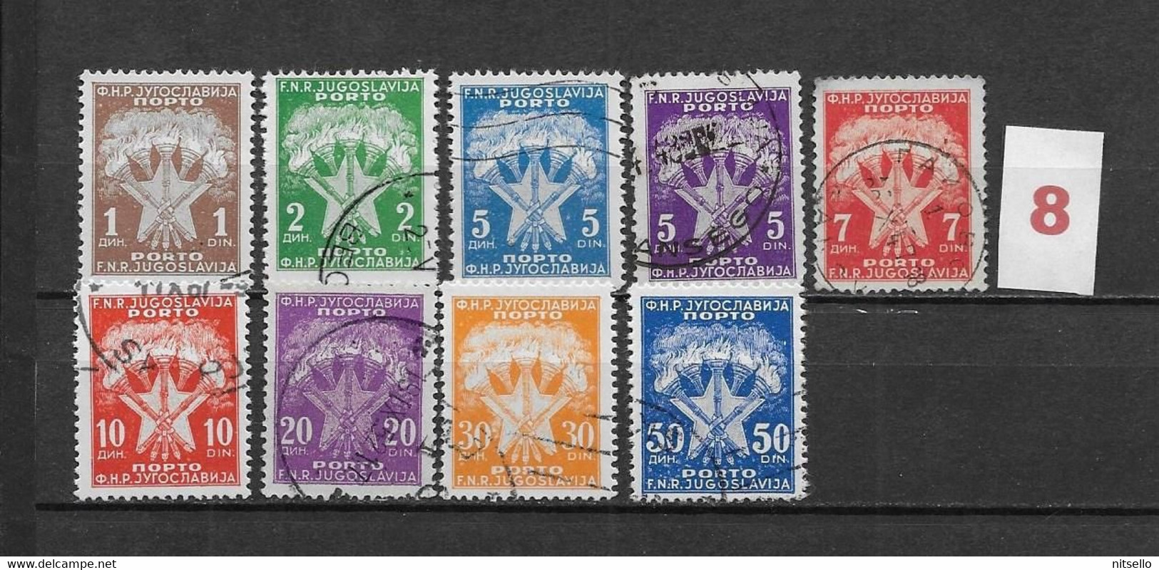 LOTE 1614  ///  YUGOSLAVIA  1946  TASAS  ¡¡¡ LIQUIDATION - JE LIQUIDE - LIQUIDACIÓN !!!! - Dienstzegels