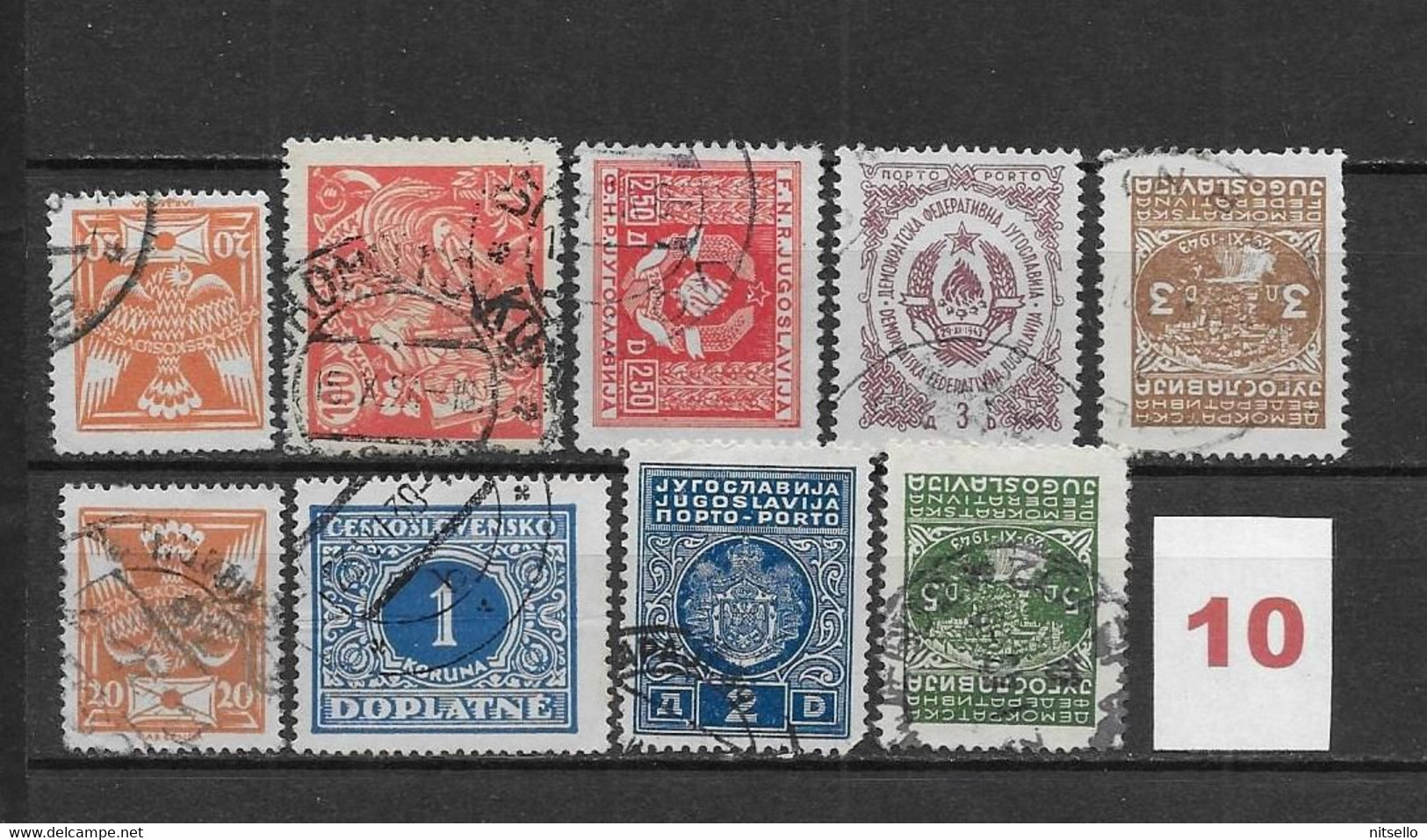 LOTE 1614  ///  YUGOSLAVIA  1946  TASAS  ¡¡¡ LIQUIDATION - JE LIQUIDE - LIQUIDACIÓN !!!! - Dienstmarken