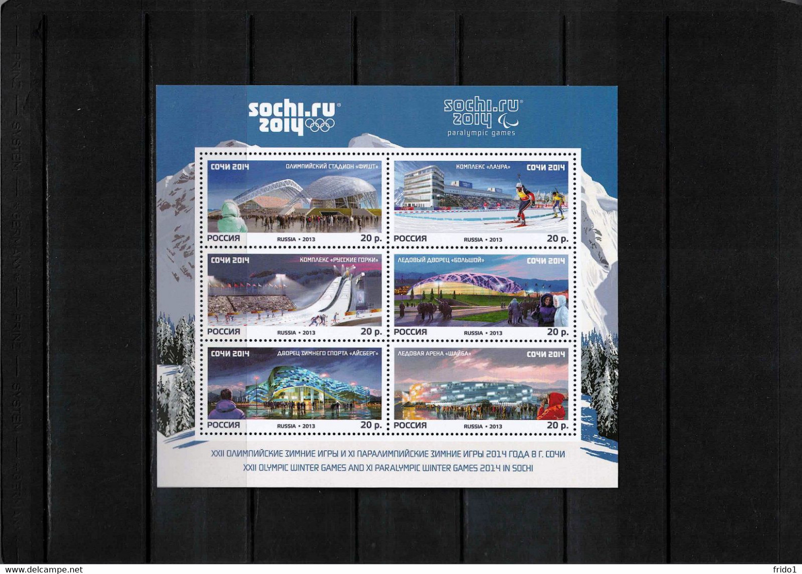 Russia 2013 Olympic Games Sochi Michel Block 195 Postfrisch / MNH - Winter 2014: Sotchi