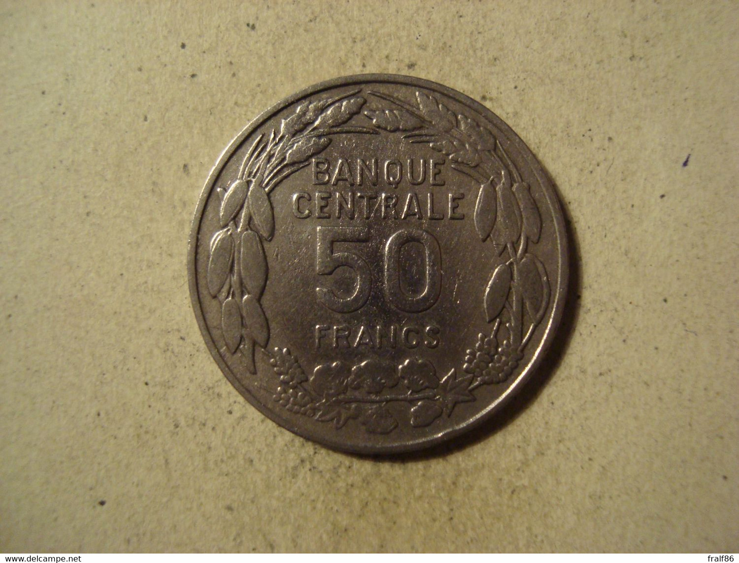 MONNAIE CAMEROUN 50 FRANCS 1960 - Cameroun