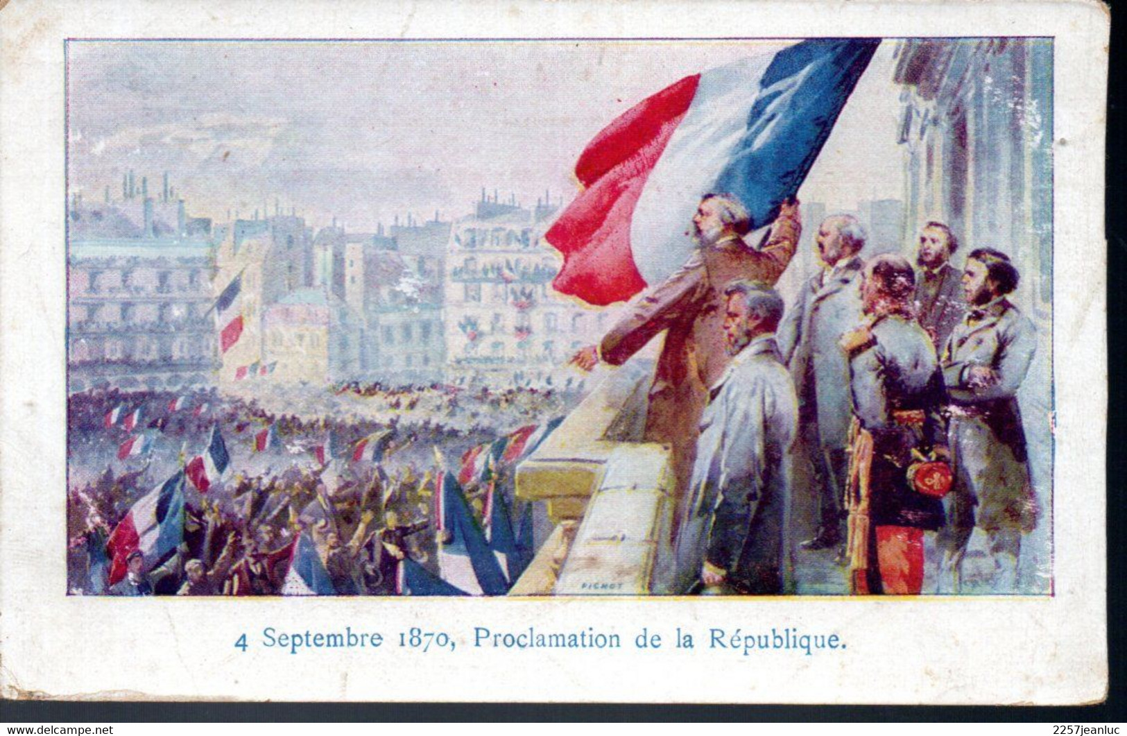 CP - Type Cromos - 4 Septembre 1870 .Proclamation De La République . - Histoire