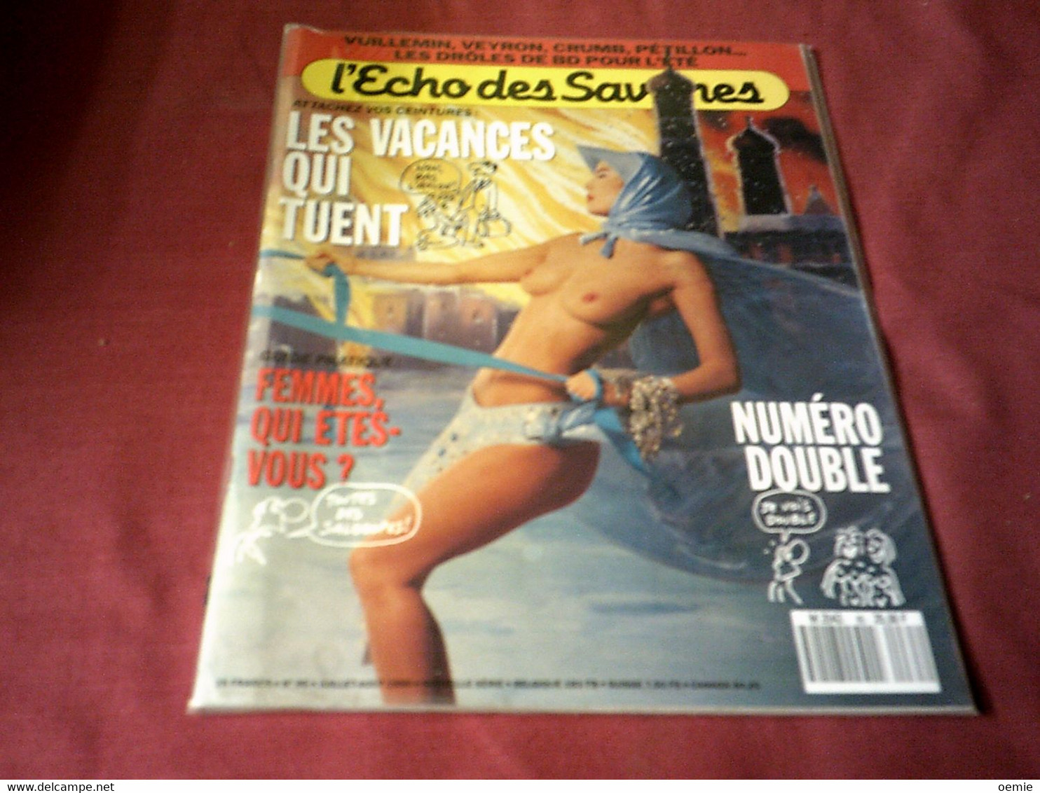 L'ECHO DES SAVANES  N° 85  LES VACANCES QUI TUENT NUMERO DOUBLE - L'Echo Des Savanes