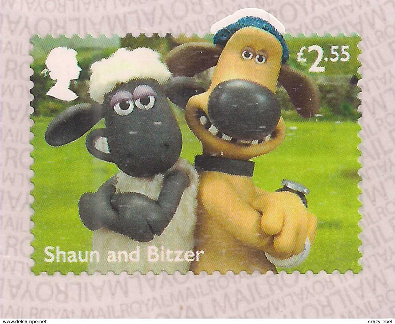 GB 2022 QE2 £2.55 Aardman Classics ' Shaun & Bitzer ' Umm SG 4730 ( C464 ) - Ongebruikt