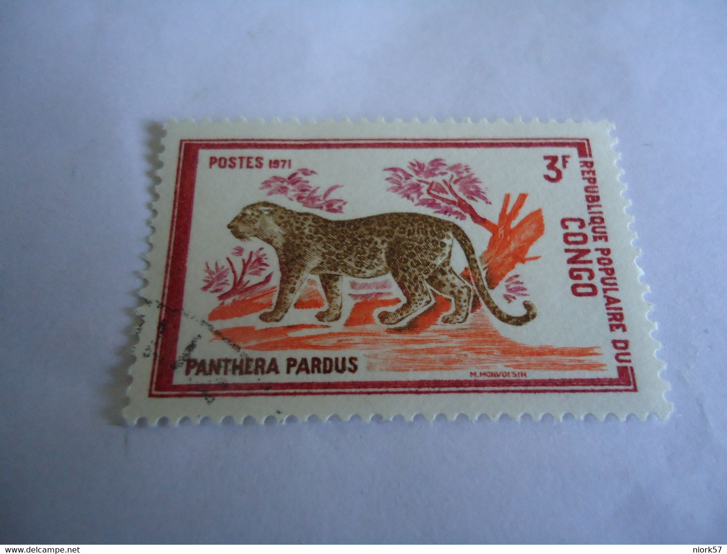 CONGO  USED   STAMPS PANTHER - Autres & Non Classés