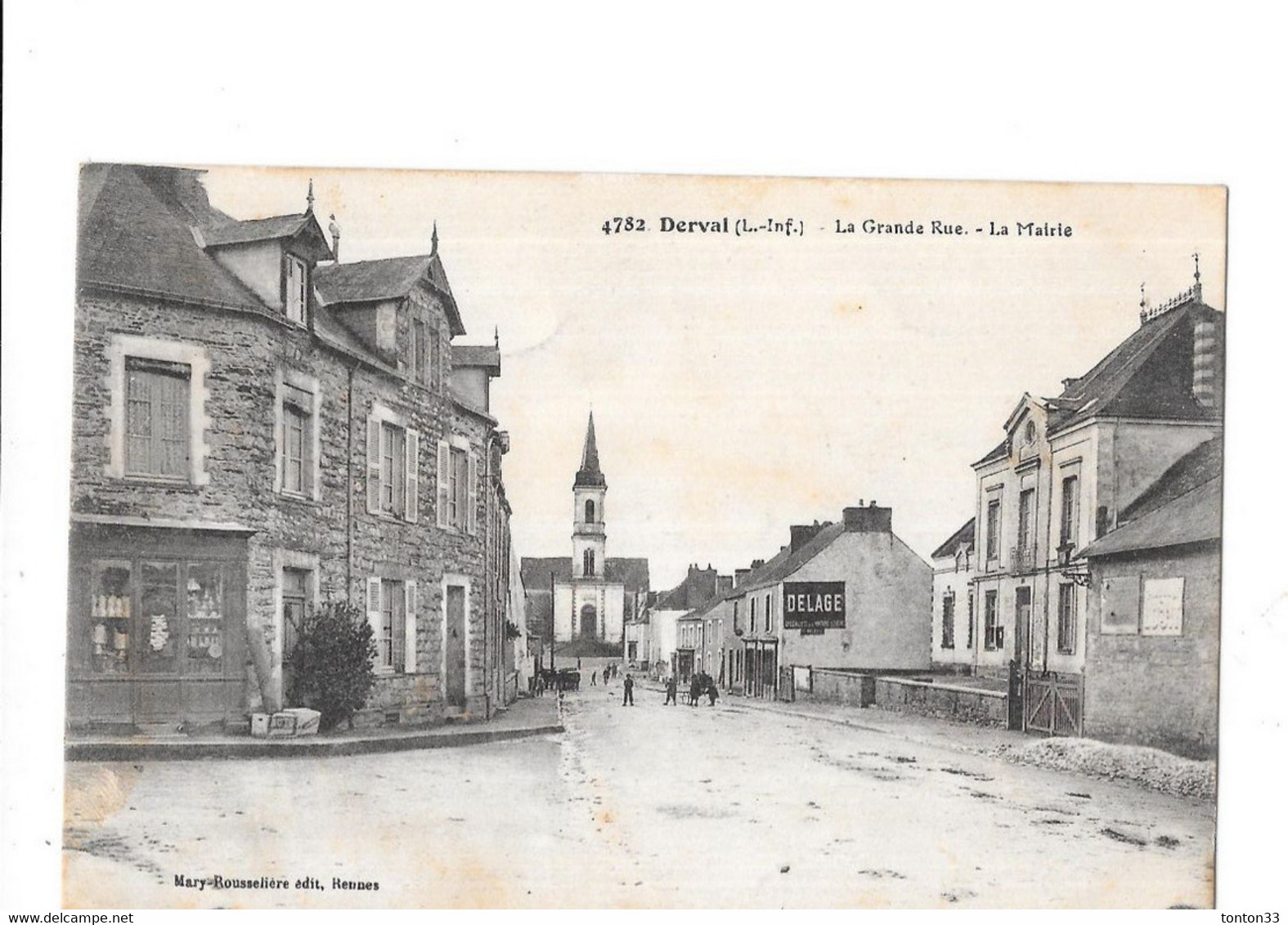 DERVAL - 44 - La Grande Rue - La Mairie - SAL225  - - Derval