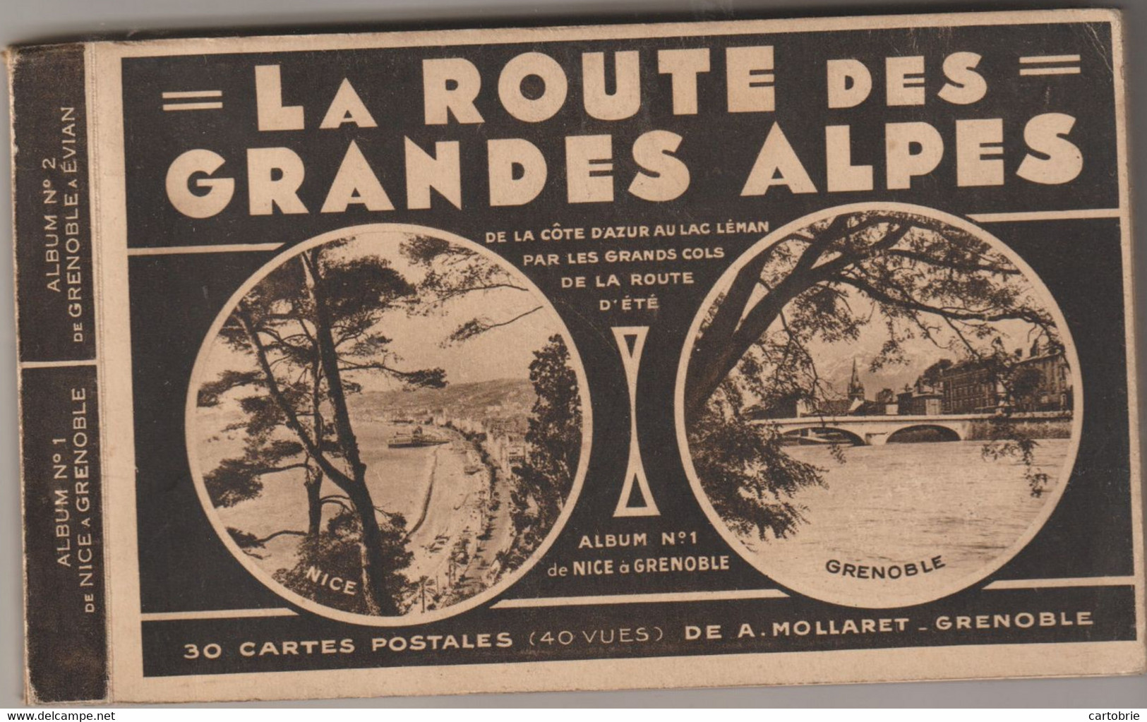 LA ROUTE DES GRANDES ALPES - Album De 30 Cartes Postales (40 Vues) - Autres