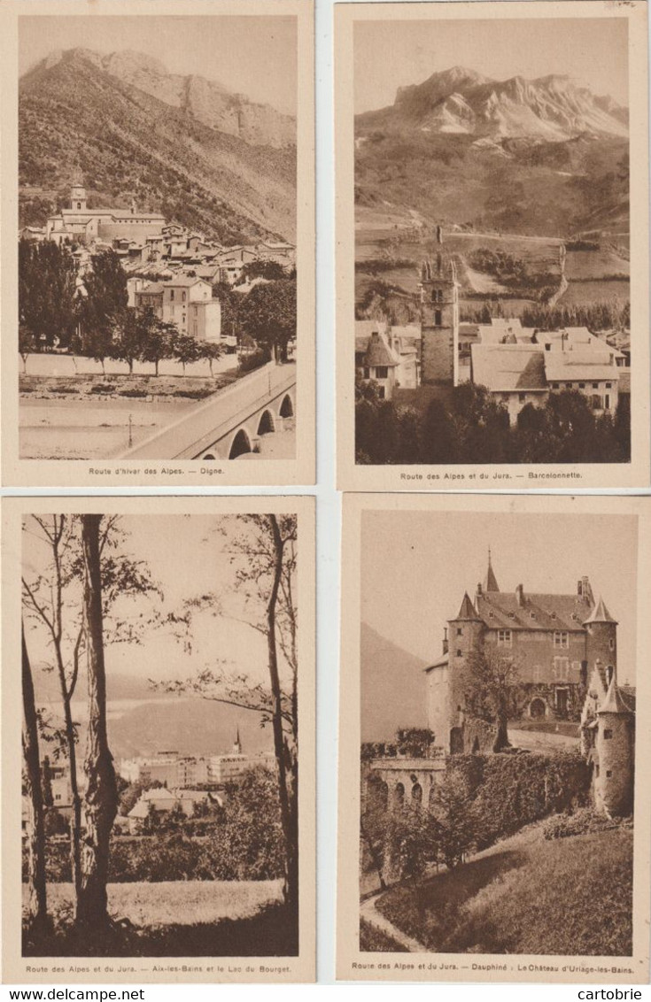 ROUTE DES ALPES ET DU JURA - Pochette De 20 Cartes Postales - Autres