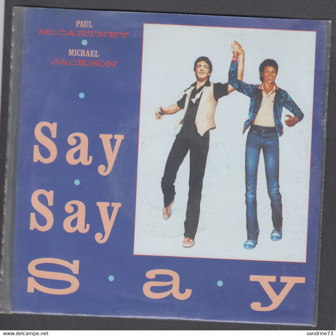 Disque Vinyle 45t - Paul Mc Cartney - Michael Jackson - Say Say Say - Dance, Techno & House