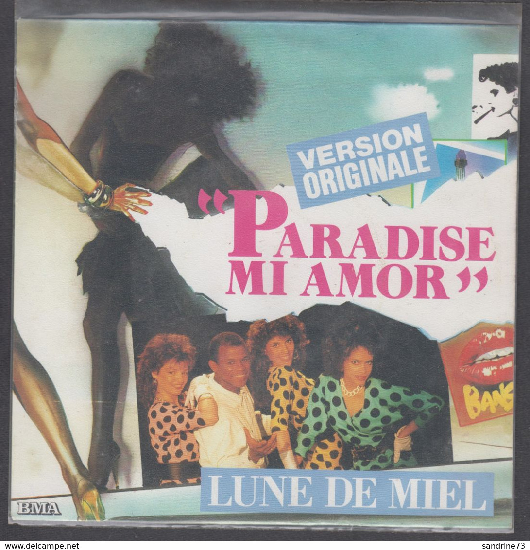 Disque Vinyle 45t - Lune De Miel - Paradise Mi Amor - Dance, Techno & House