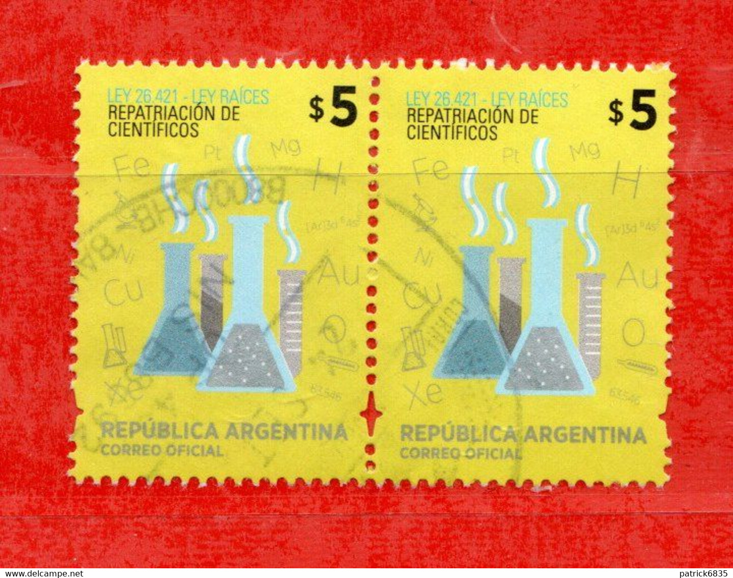 (Us.7) Argentina ° 2014 - Ripatriacion De Certificos.  Oblitérer. - Used Stamps