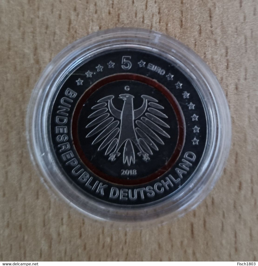 BRD 5 Euro Subtropische Zone 2018 Mz. G Stempelglanz - A Identificar