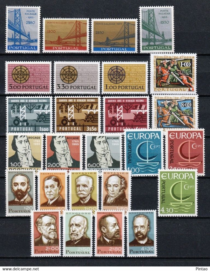 PORTUGAL 1966 Nº 971_ 996- MNH_ PTS12632 - Années Complètes