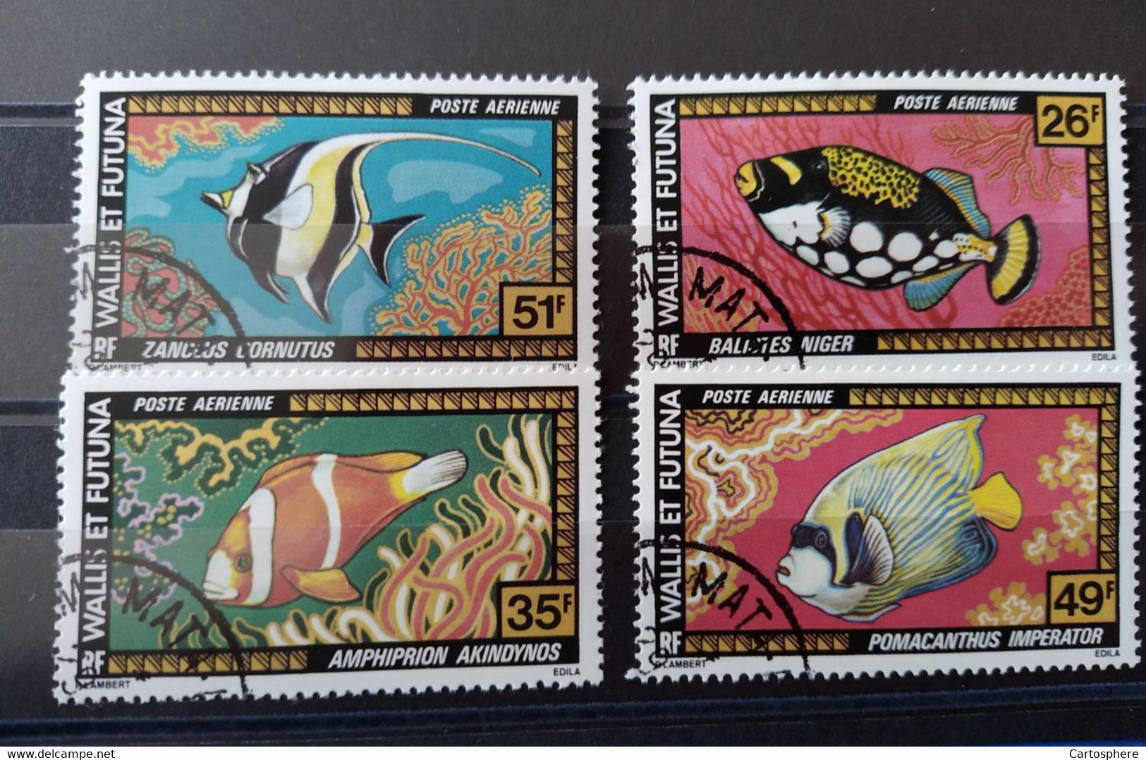 WALLIS ET FUTUNA N° PA 76 A 79 1978 Oblitérés POSTE AERIENNE 1ER JOUR NEUF AVEC GOMME ET CHARNIERE - Used Stamps