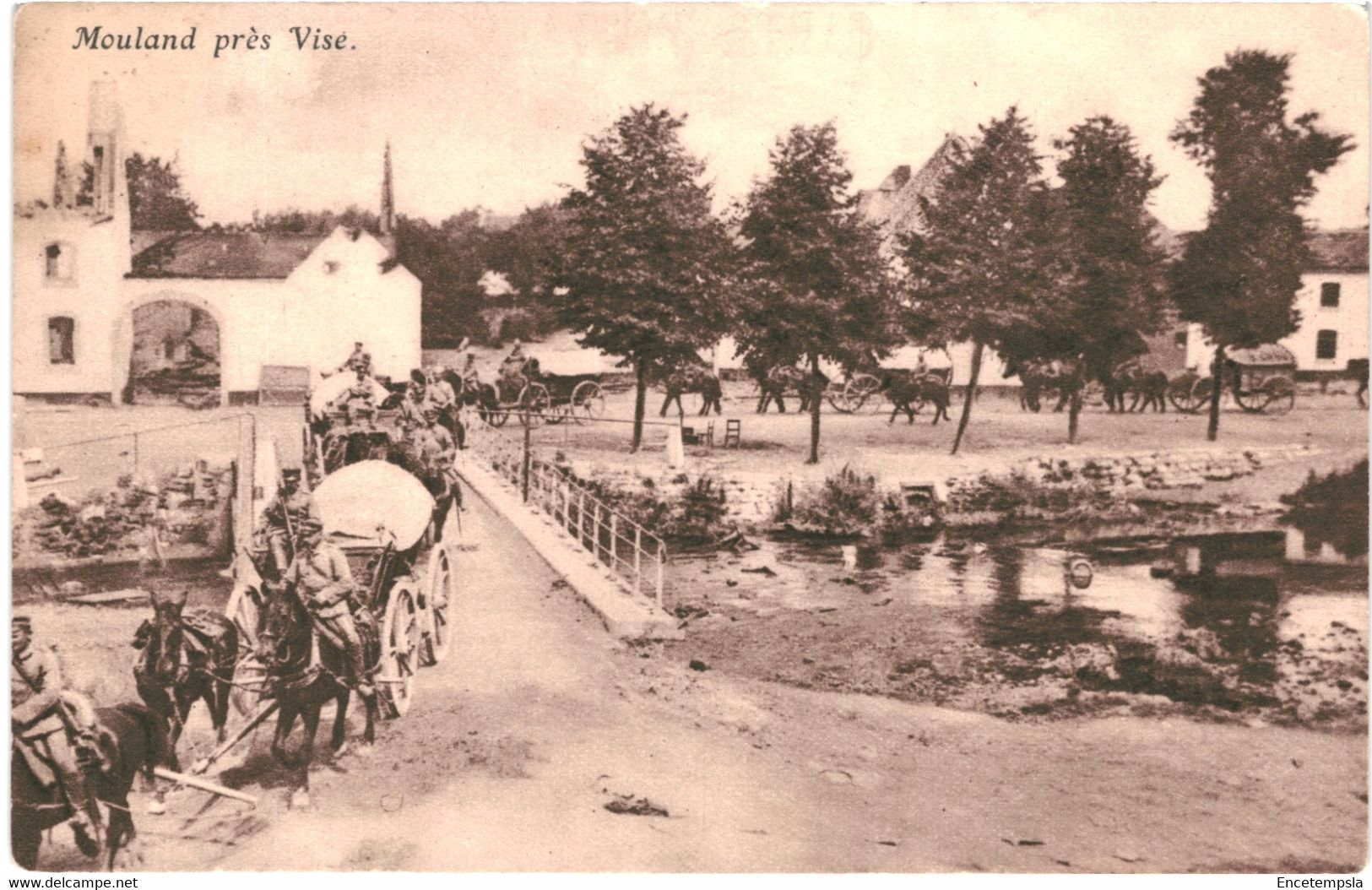 CPA Carte Postale Belgique Mouland Près De Visé Armée Allemande   VM58036 - Visé