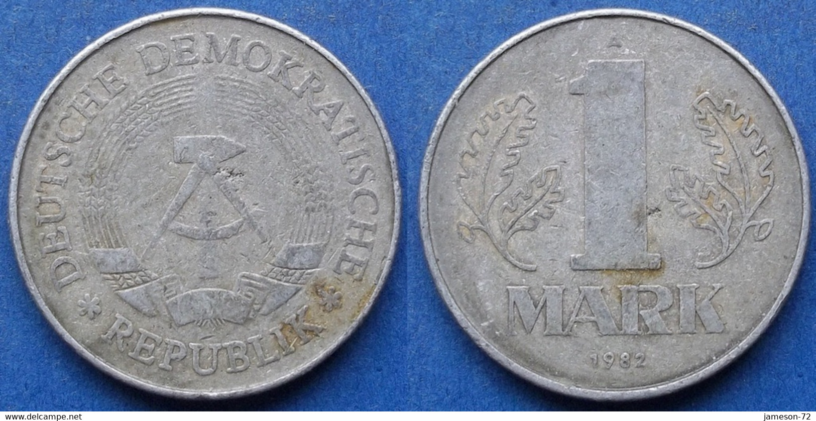 GDR · DDR - 1 Mark 1982 A KM# 35.2 Democratic Republic (1948-1990) - Edelweiss Coins - 1 Marco