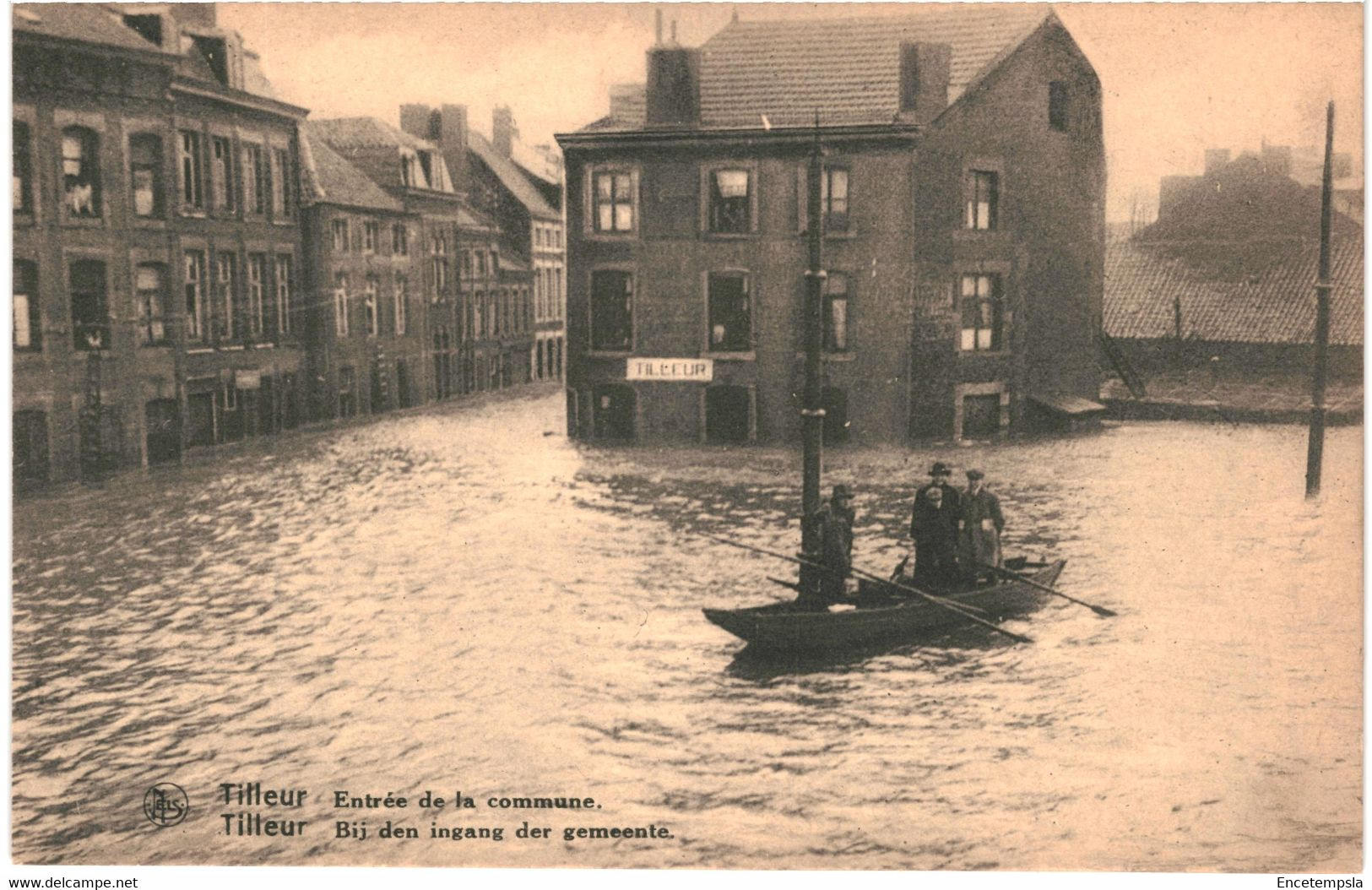 CPA Carte Postale Belgique Tilleur Entrée De La Commune Inondée En 1925  VM58037 - Saint-Nicolas