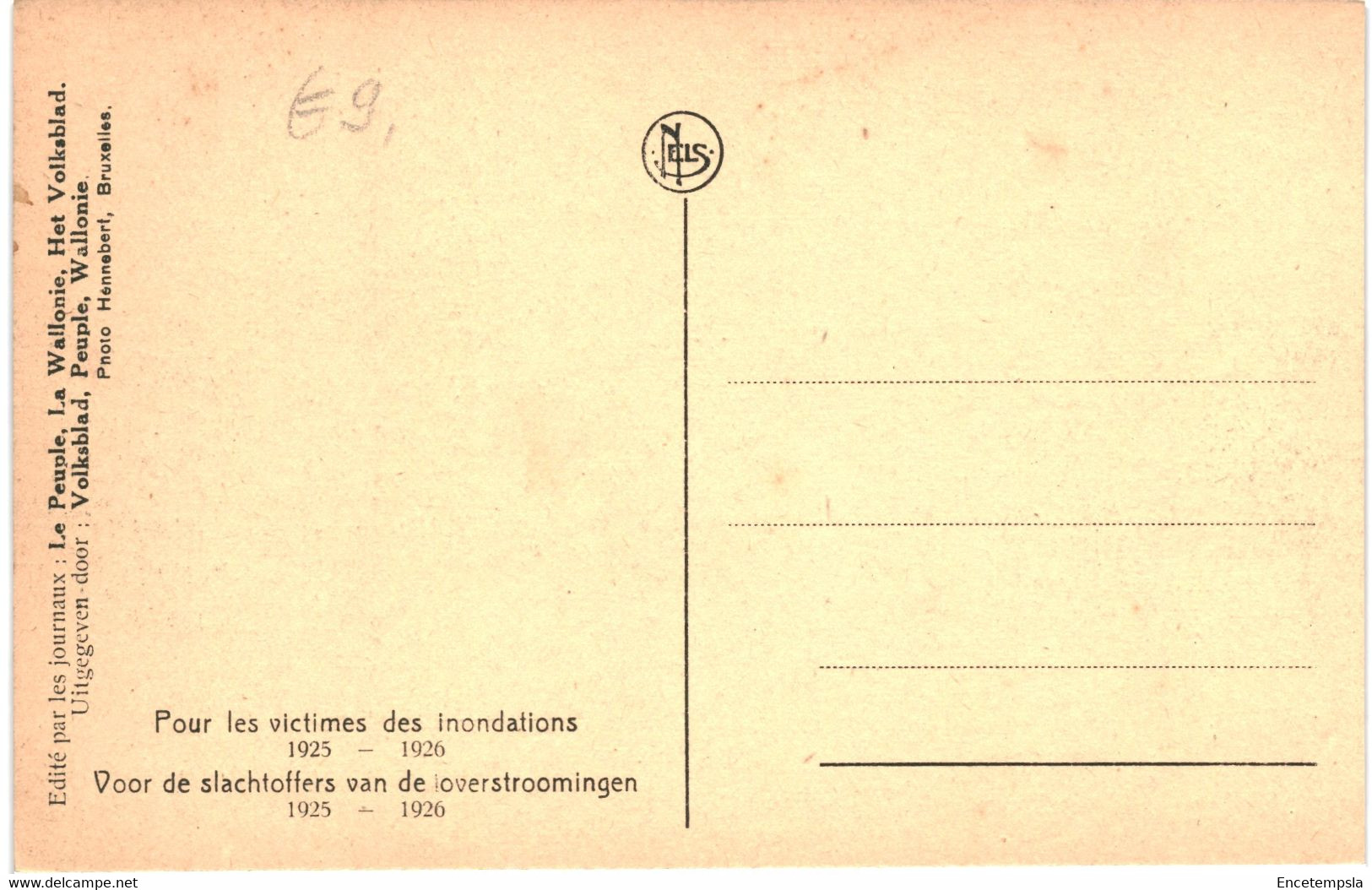 CPA Carte Postale Belgique Tilleur Entrée De La Commune Inondée En 1925  VM58037 - Saint-Nicolas