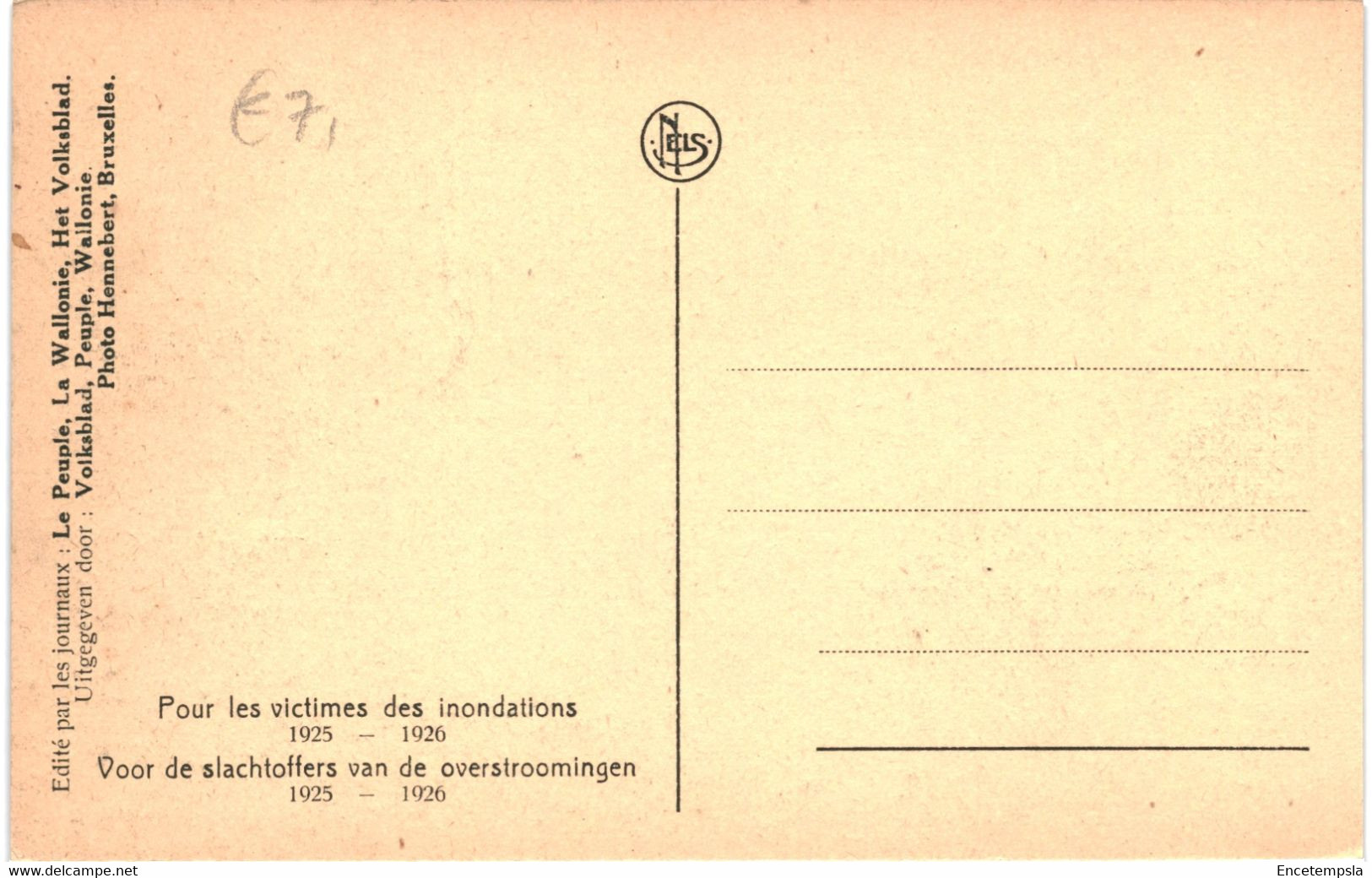 CPA Carte Postale Belgique Tilleur L'église Inondée En 1925  VM58039ok - Saint-Nicolas