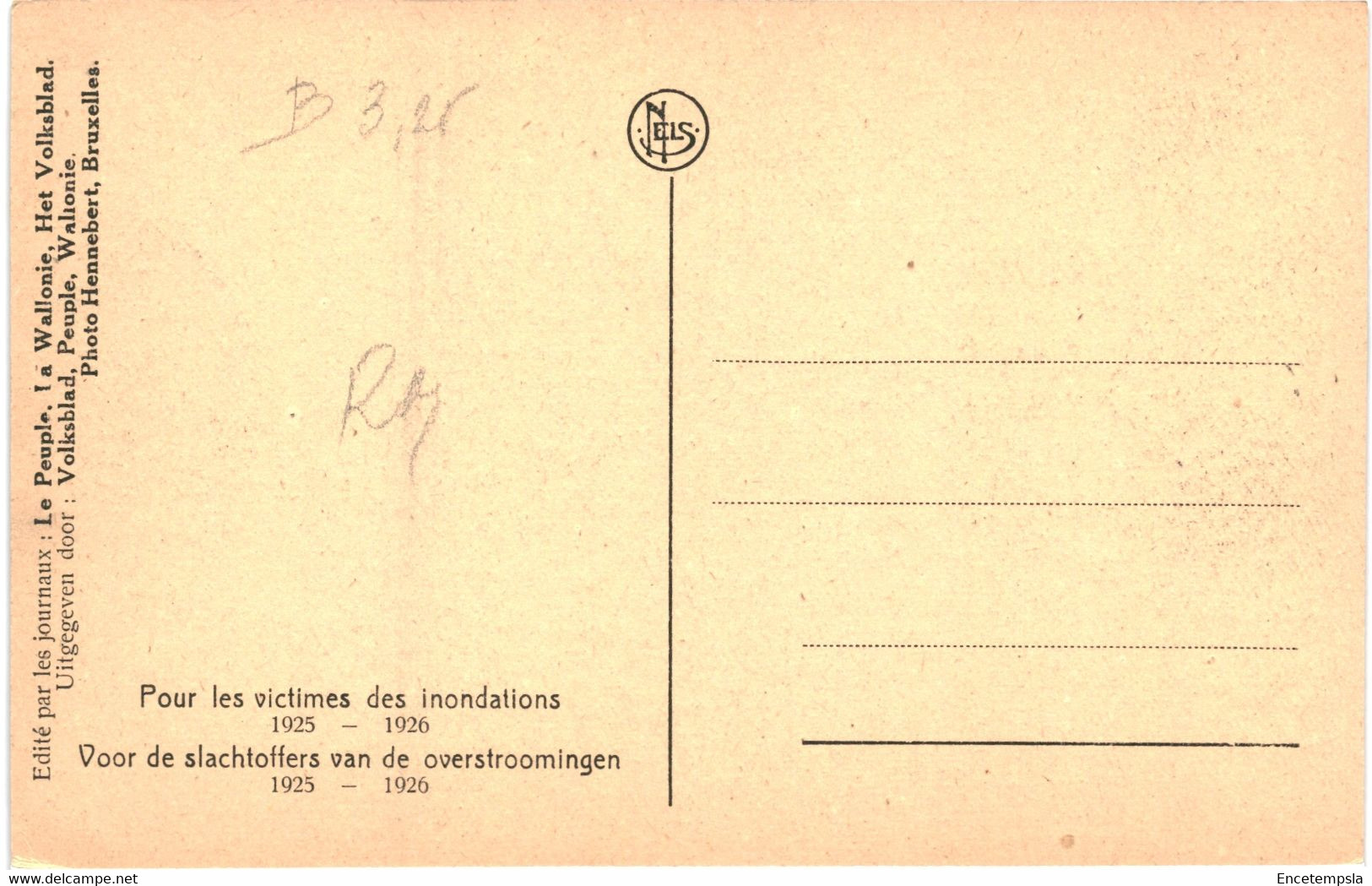 CPA Carte Postale Belgique Tilleur Un Coin De Rue  Inondée En 1925  VM58040 - Saint-Nicolas