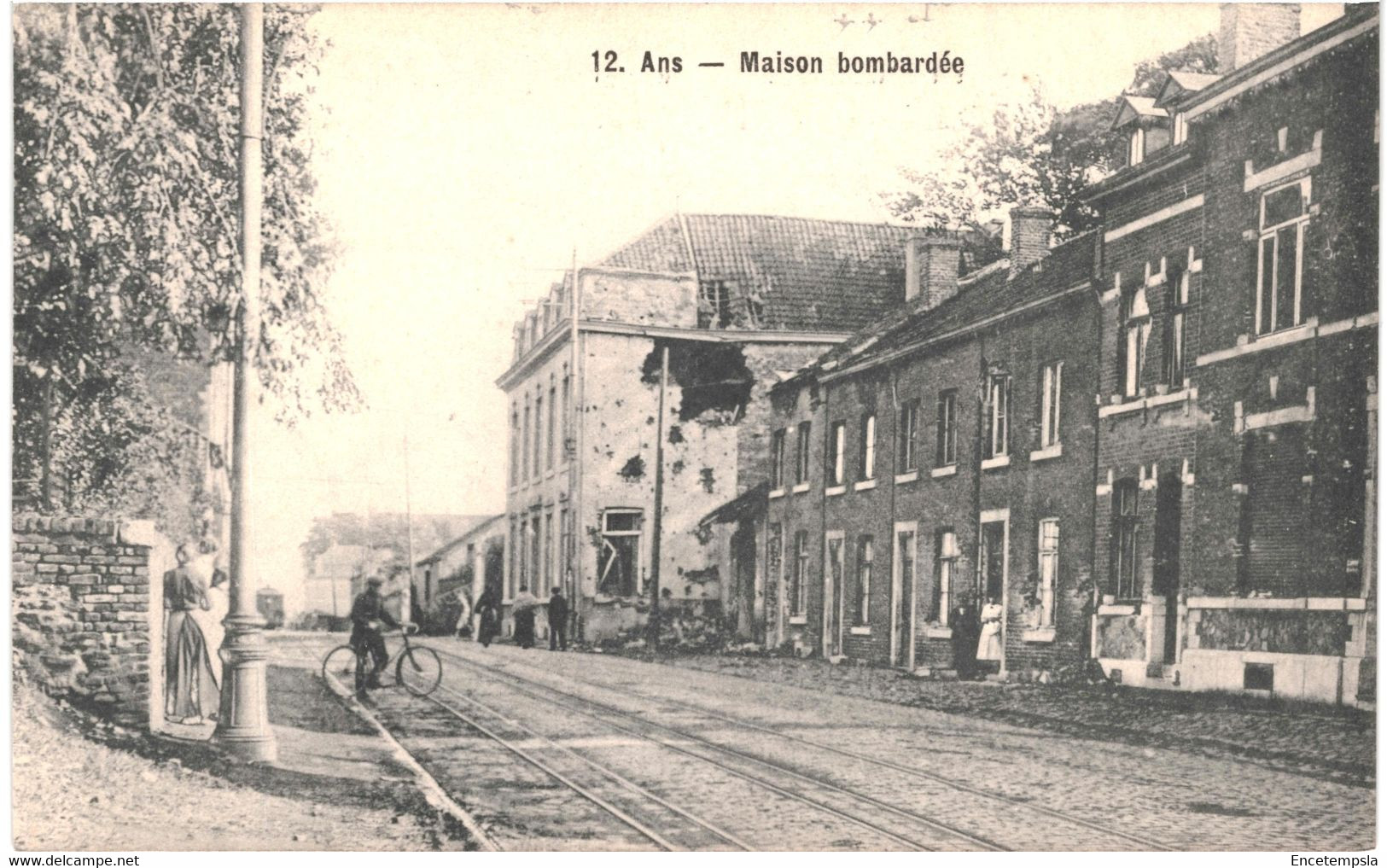 CPA Carte Postale Belgique Ans Maison Bombardée  VM58043ok - Ans