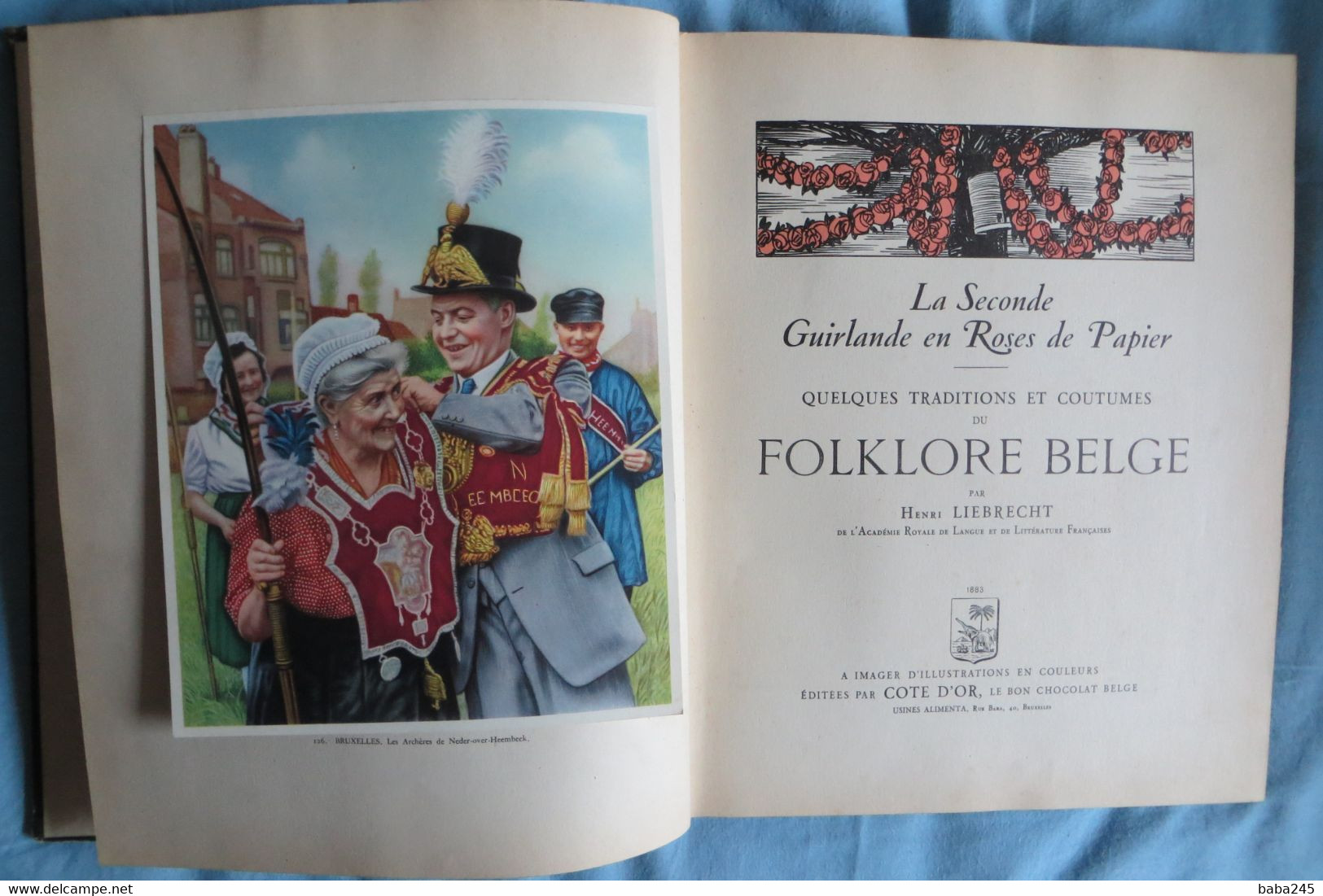 ULBUM IMAGES CHOCOLAT COTE D'OR FOLKLORE BELGE N° 2 COMPLET TBE - Chocolat