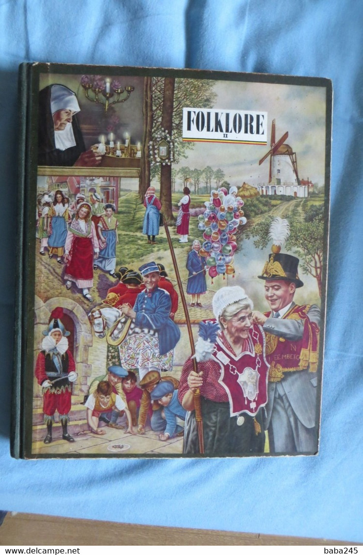ULBUM IMAGES CHOCOLAT COTE D'OR FOLKLORE BELGE N° 2 COMPLET TBE - Chocolat