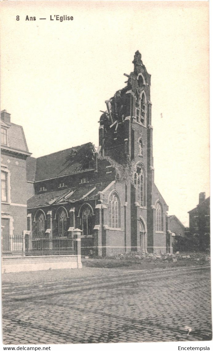 CPA Carte Postale Belgique Ans L'église Ruines VM58045 - Ans