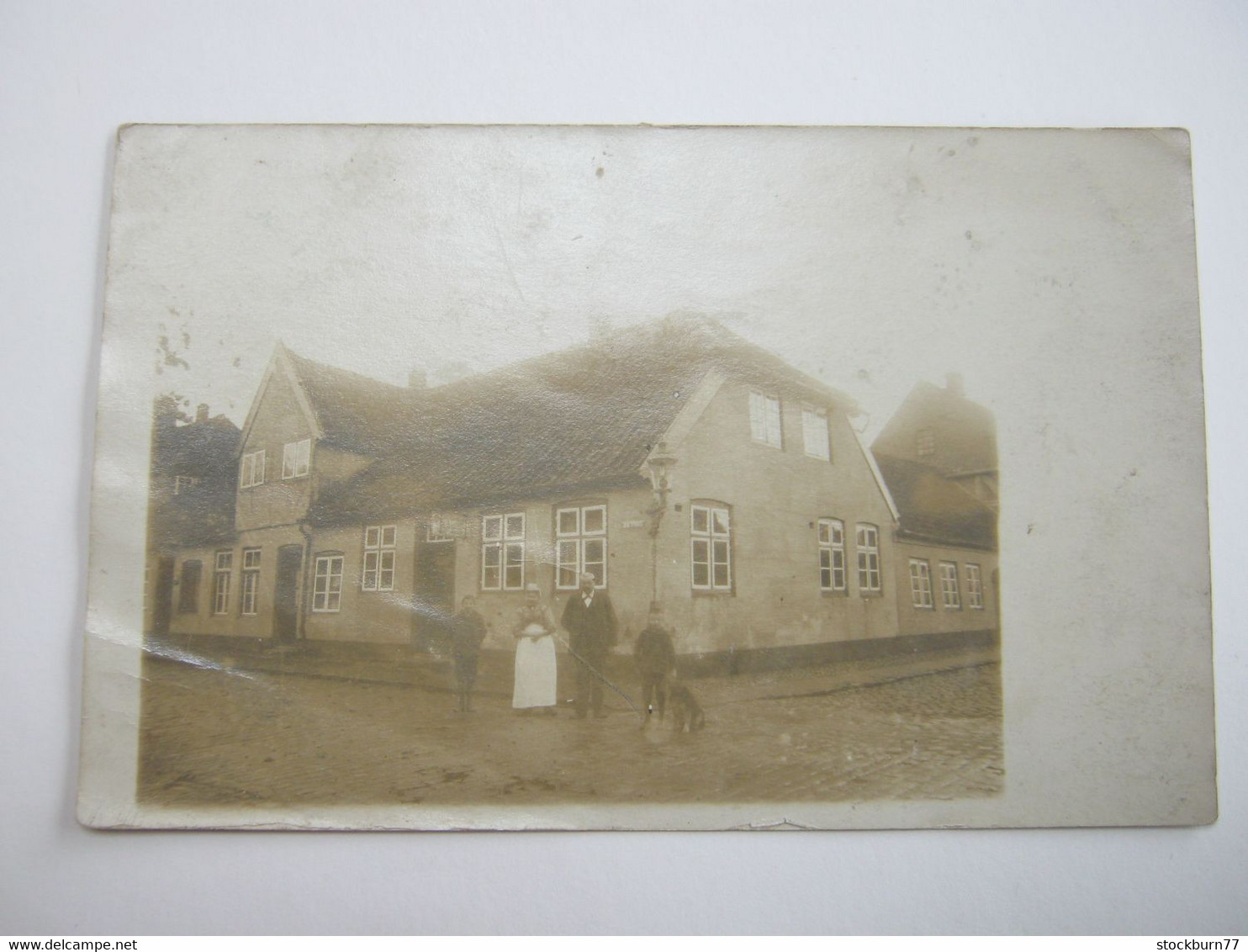 GLÜCKSTADT , Fotokarte , Strasse " Am Fleth"  , Schöne   Karte Um 1910 - Glückstadt