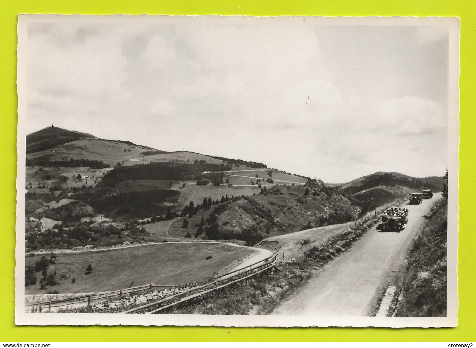 68 Route Des Crêtes Vers Le Grand Ballon VOIR ZOOM Camions Car Ou BUS Cabriolet Anciens édit Photomag Saint St Louis - Saint Louis