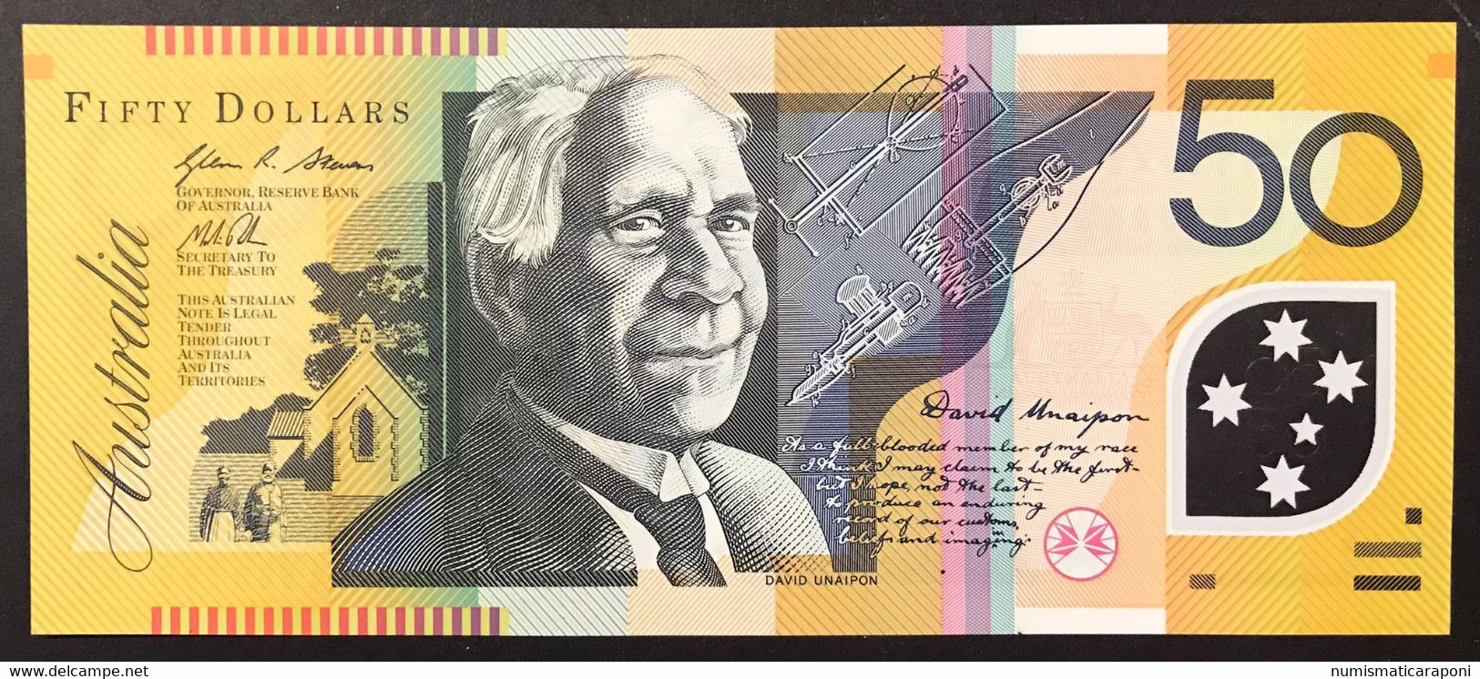 Australia 50 Dollars Polimer 1995 Unc- Lotto 4151 - 1992-2001 (polymeerbiljetten)