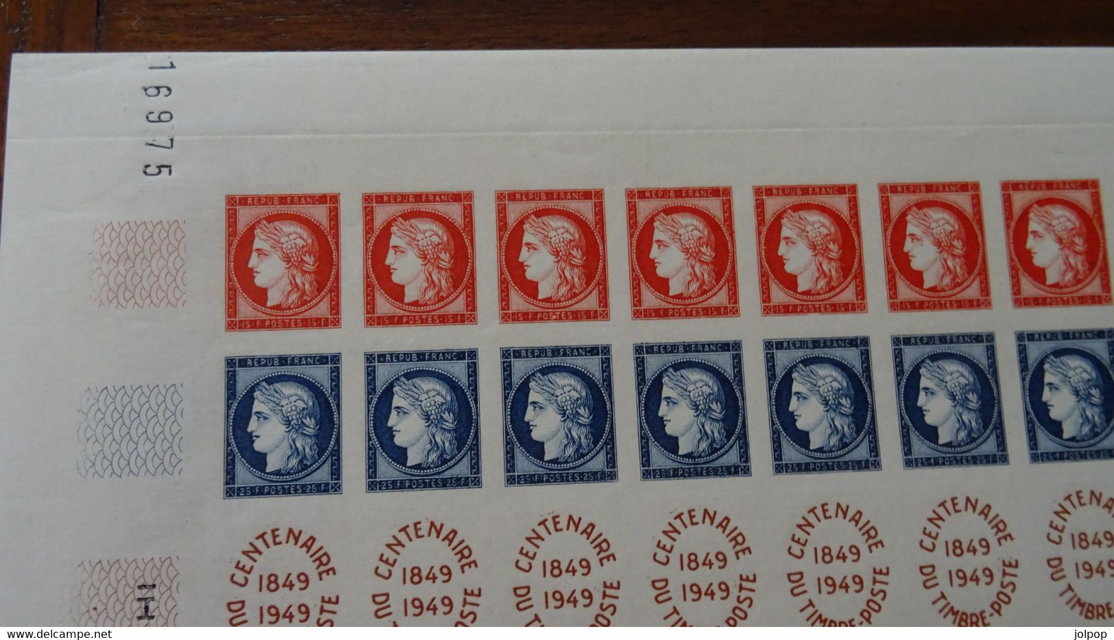 &GU.PLIE$  FRANCE YVERT F830, MI 840/843 COMPLETE SHEETLET MNH**. STAMP CENTENARY. - Volledige Vellen