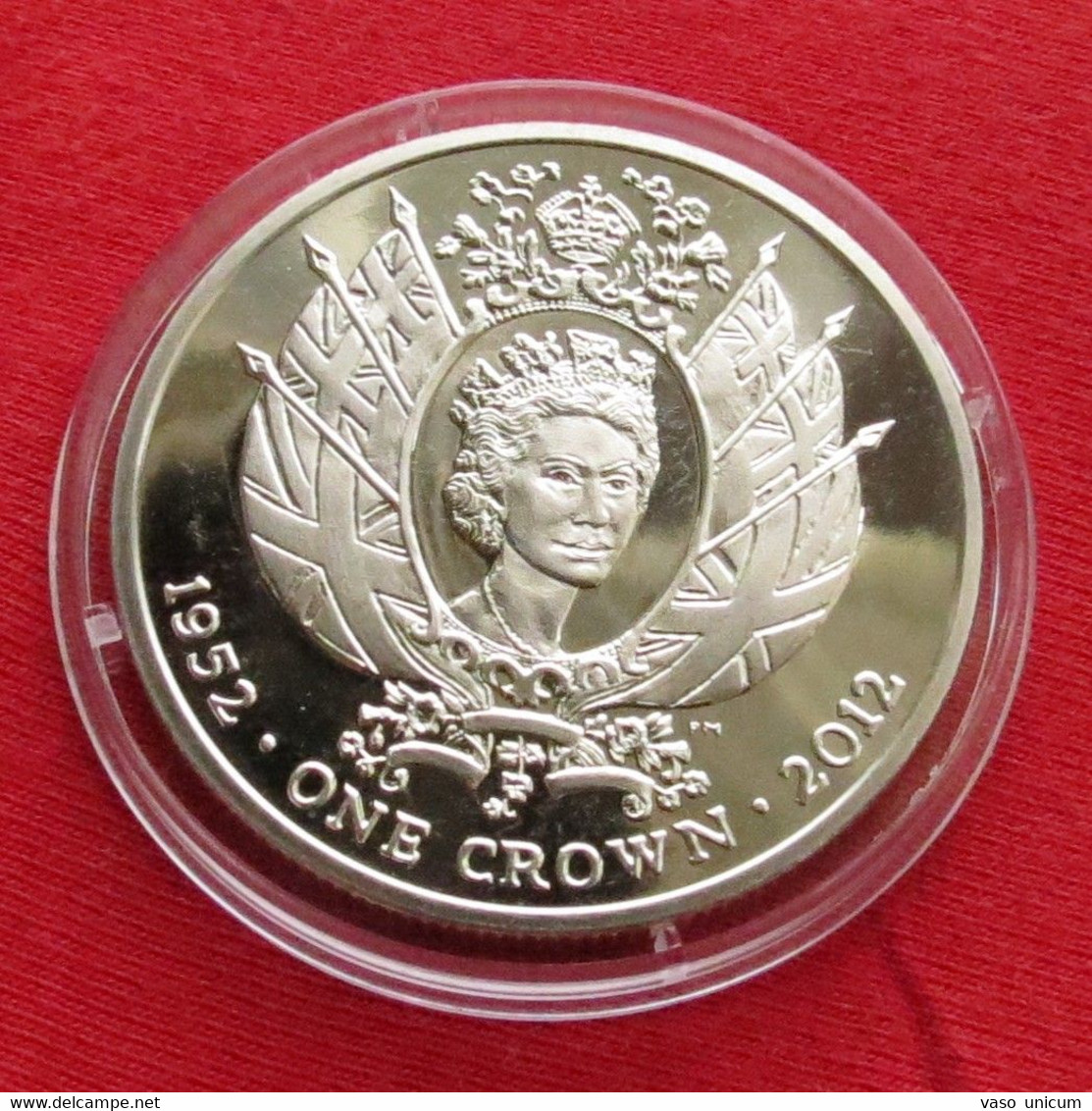 Falkland 1 Crown 2012 Coronation 60 Years - Malvinas