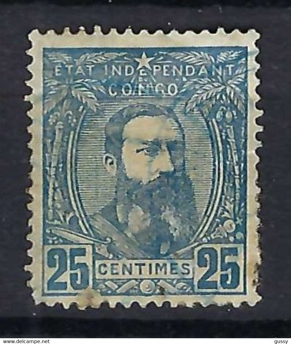 BELGIQUE Congo Ca.1890:  Le Y&T 8 Obl. CAD Bleu - 1884-1894