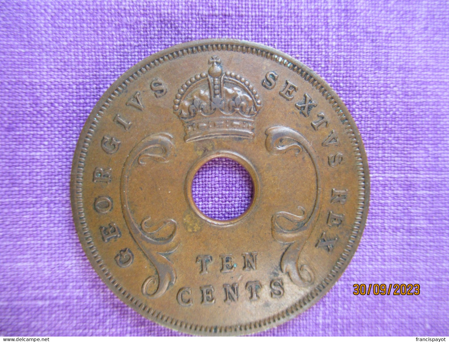 British East Africa: 10 Cents 1952 - Britse Kolonie