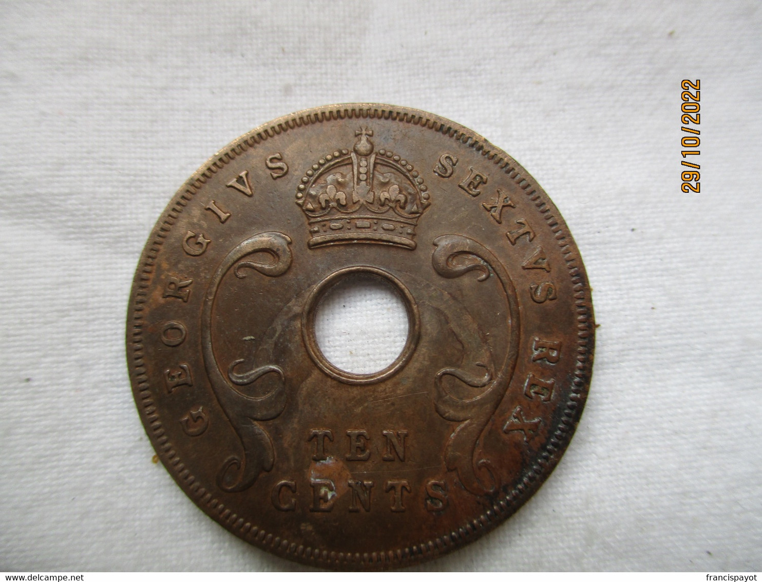 British East Africa: 10 Cents 1952 - Britse Kolonie