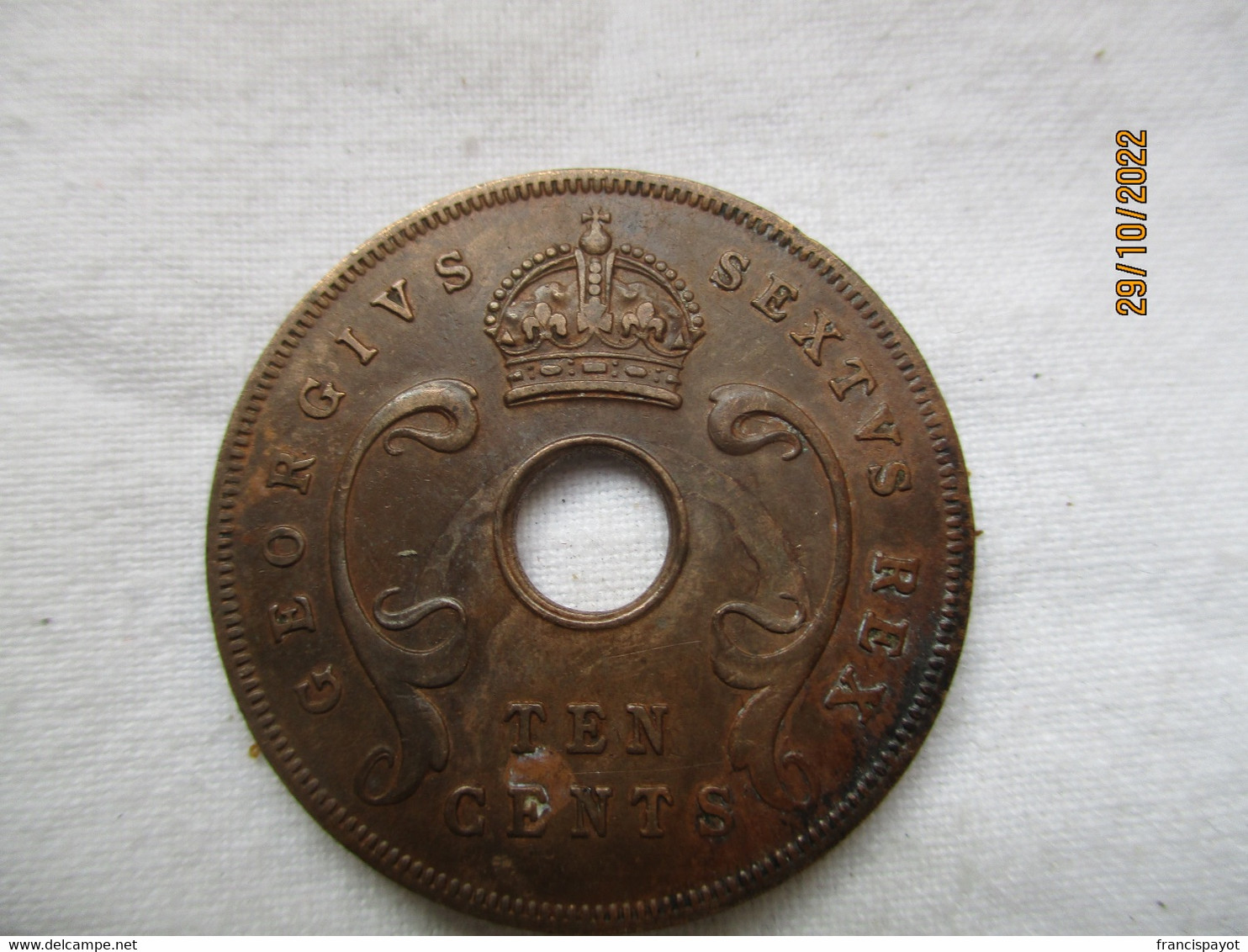 British East Africa: 10 Cents 1952 - Colonia Británica