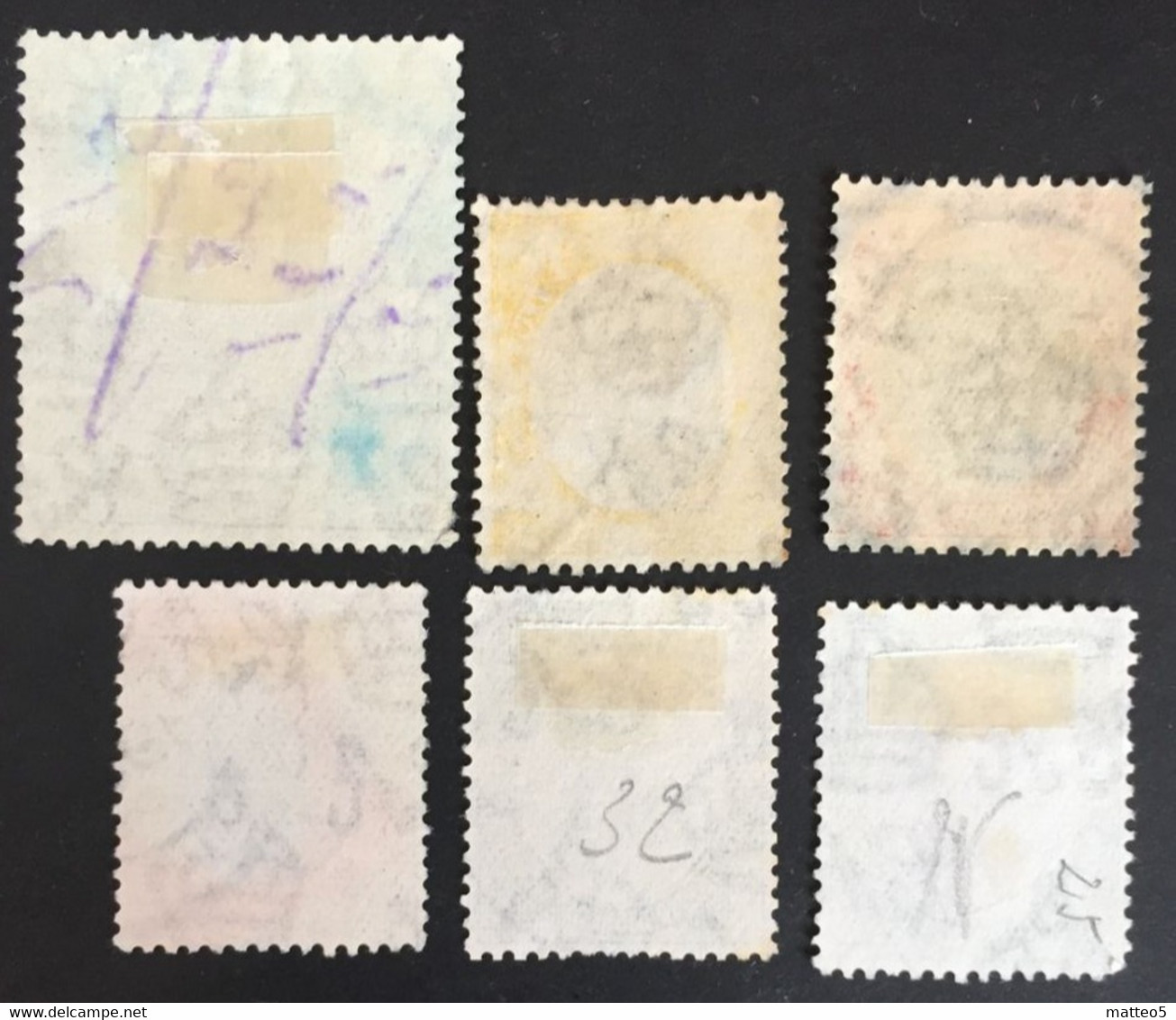 1927 -31 - Tanganyika - King George V - 6 Stamps - Used - Tanganyika (...-1932)