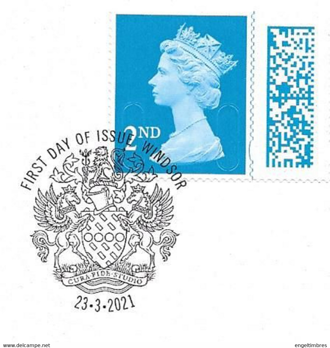 GB - 2021  NEW 2nd Class With BARCODE     FDC Or  USED  "ON PIECE" - SEE NOTES  And Scans - 2011-2020 Em. Décimales