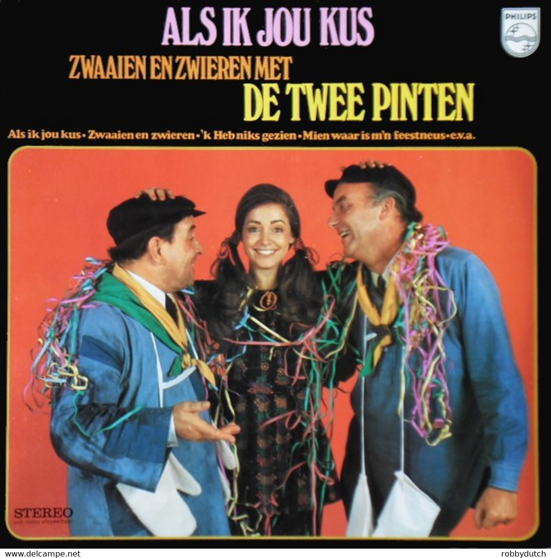 * LP *  DE TWEE PINTEN - ALS IK JOU KUS (Holland 1977 Carnaval) - Autres - Musique Néerlandaise